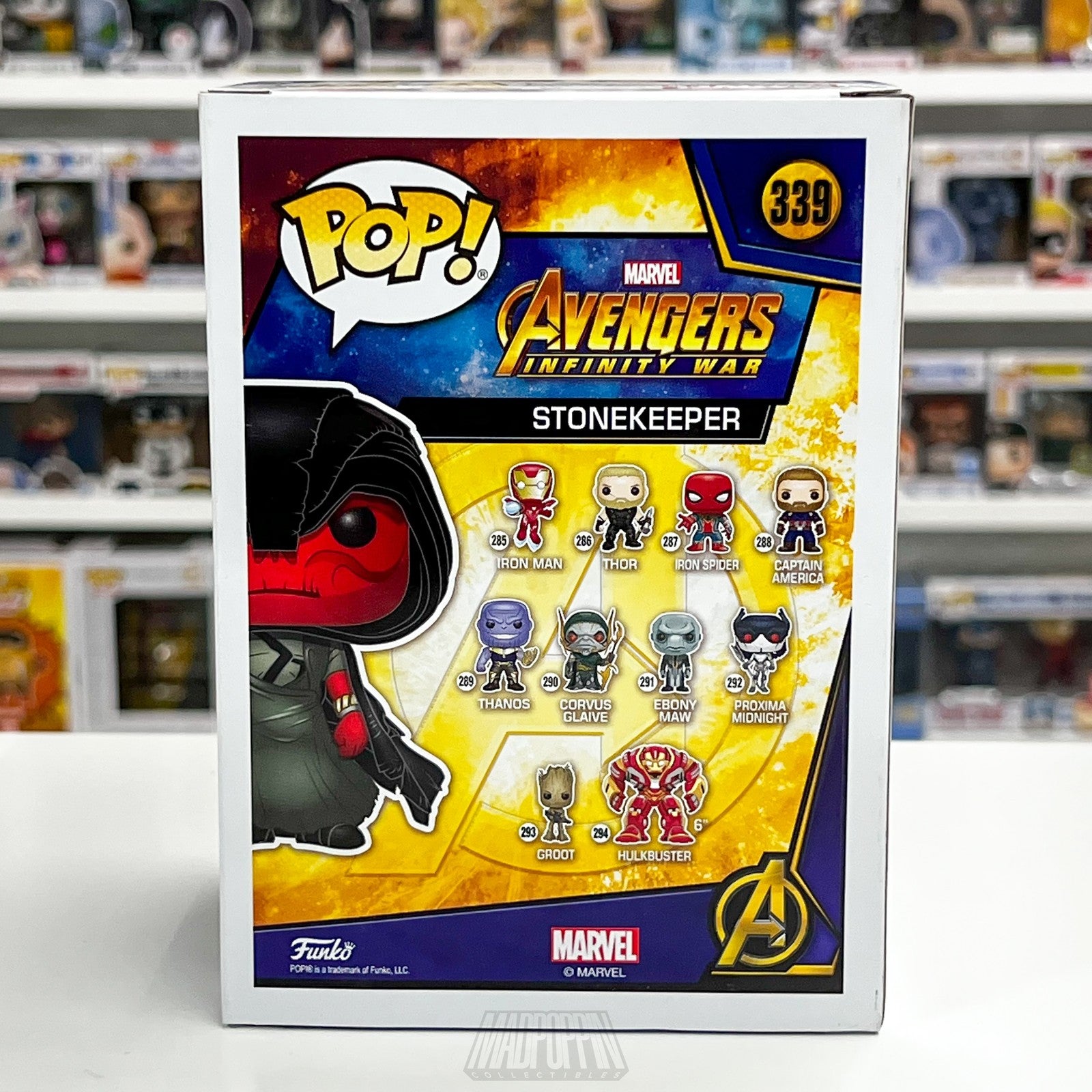 Funko Pop Marvel Stonekeeper 339 Avengers Infinity War Limited Edition Vinyl Fig