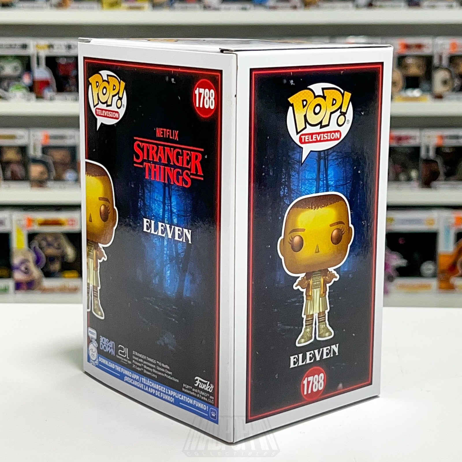 Funko Pop Stranger Things Eleven 1788 Gold Metallic Target Figure 9500 PCS Toy