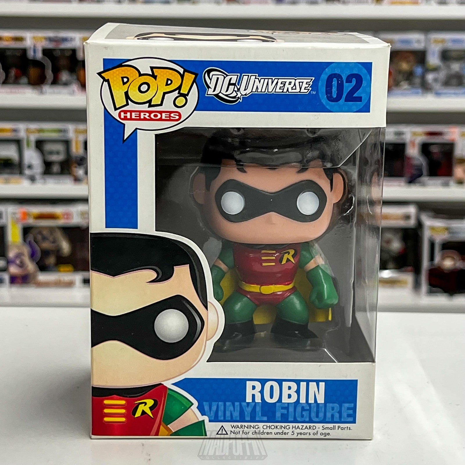 Funko Pop Heroes Robin 02 DC Universe Vaulted Vinyl Figure New In Box