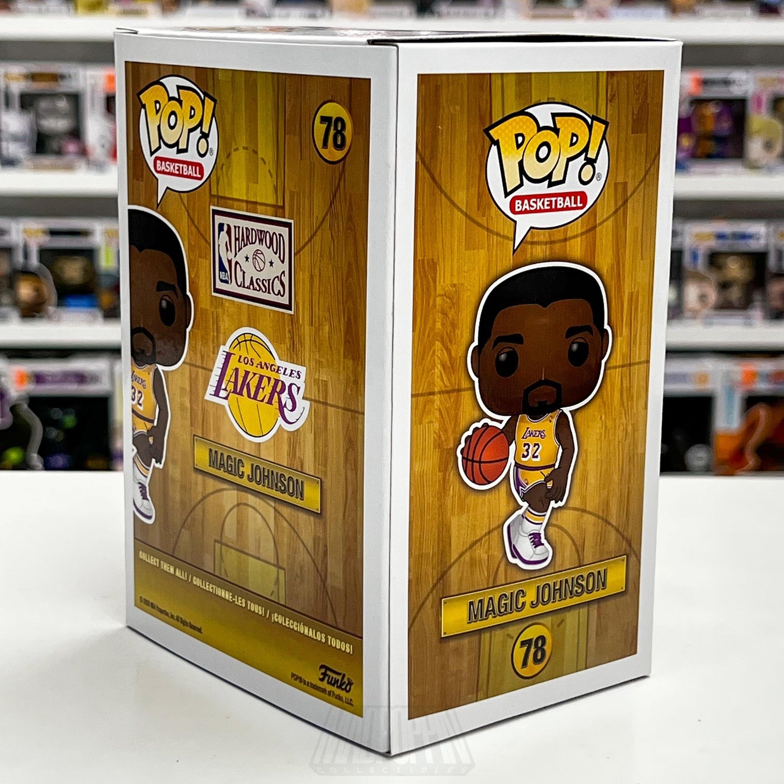 Funko Pop Los Angeles Lakers Magic Johnson Vinyl Figure #78 NBA Basketball HWC4