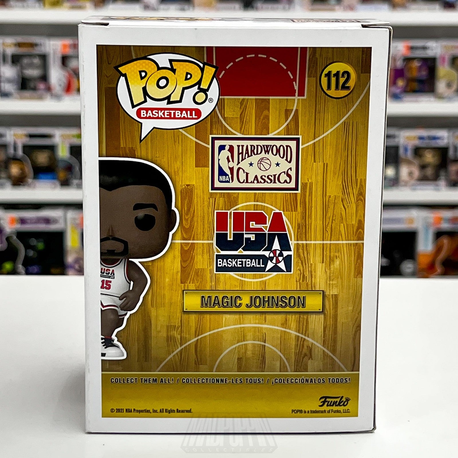 Funko Pop! Magic Johnson USA Basketball #112 Target Exclusive Vinyl Figure NBA3
