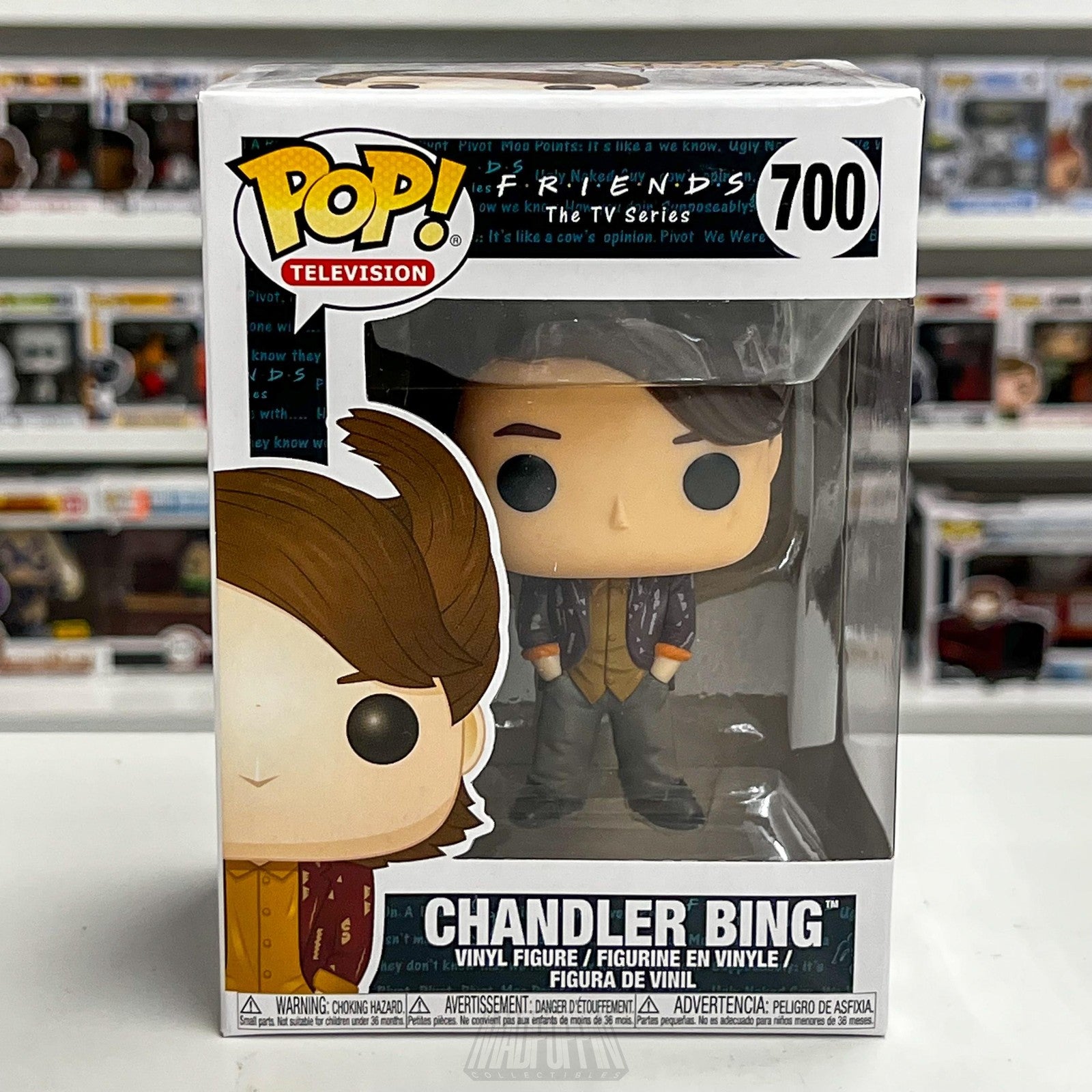 Funko Pop Friends Chandler Bing 700 Vinyl Figure TV Series Collectible New Box