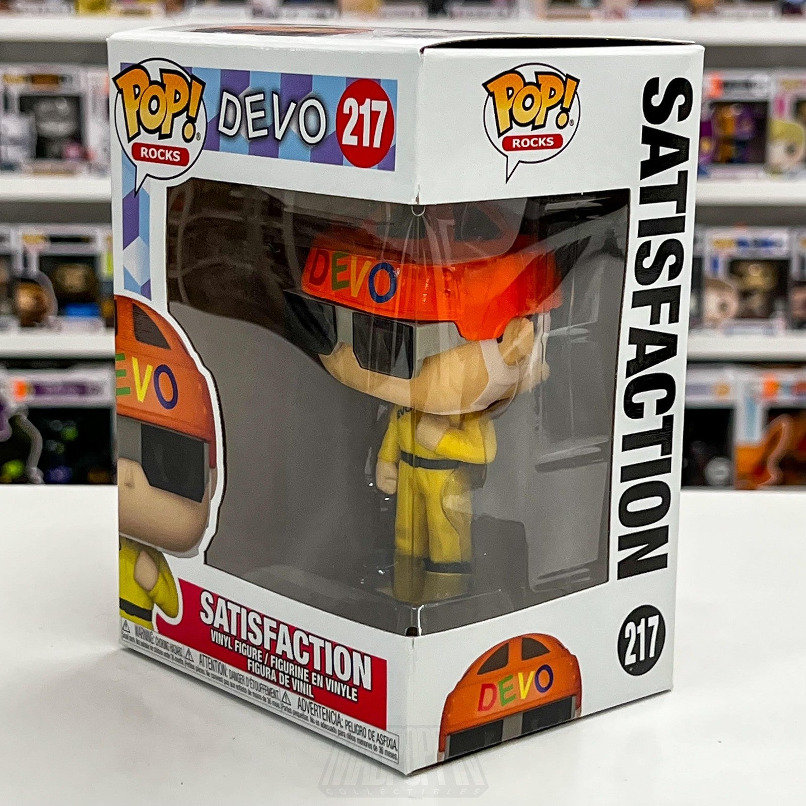 Funko Pop! Rocks Devo Satisfaction #217 Vinyl Figure 2021 New Wave Band Toy1