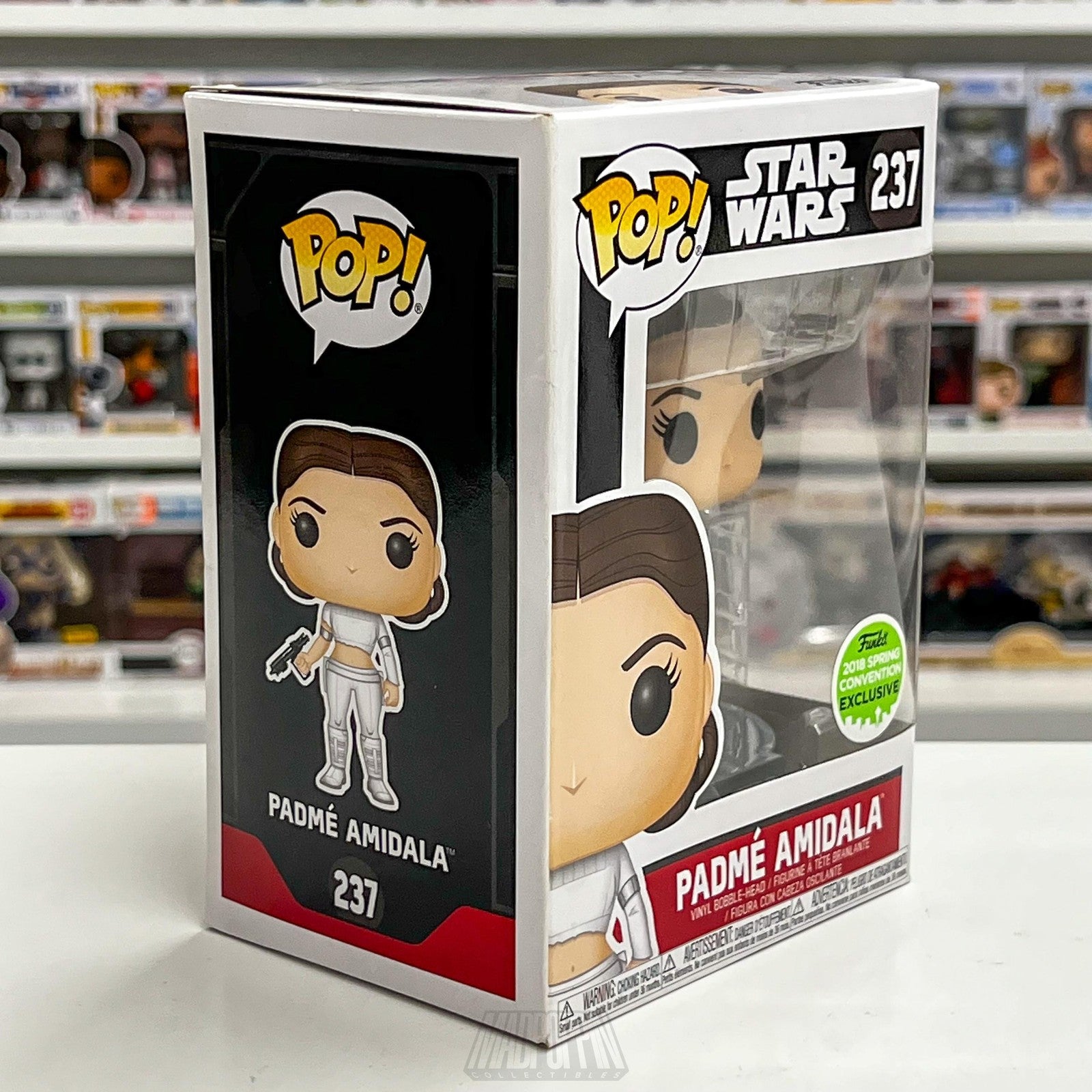 Funko Pop Star Wars Padmé Amidala Geonosis 237 Spring Convention 2018 Figure