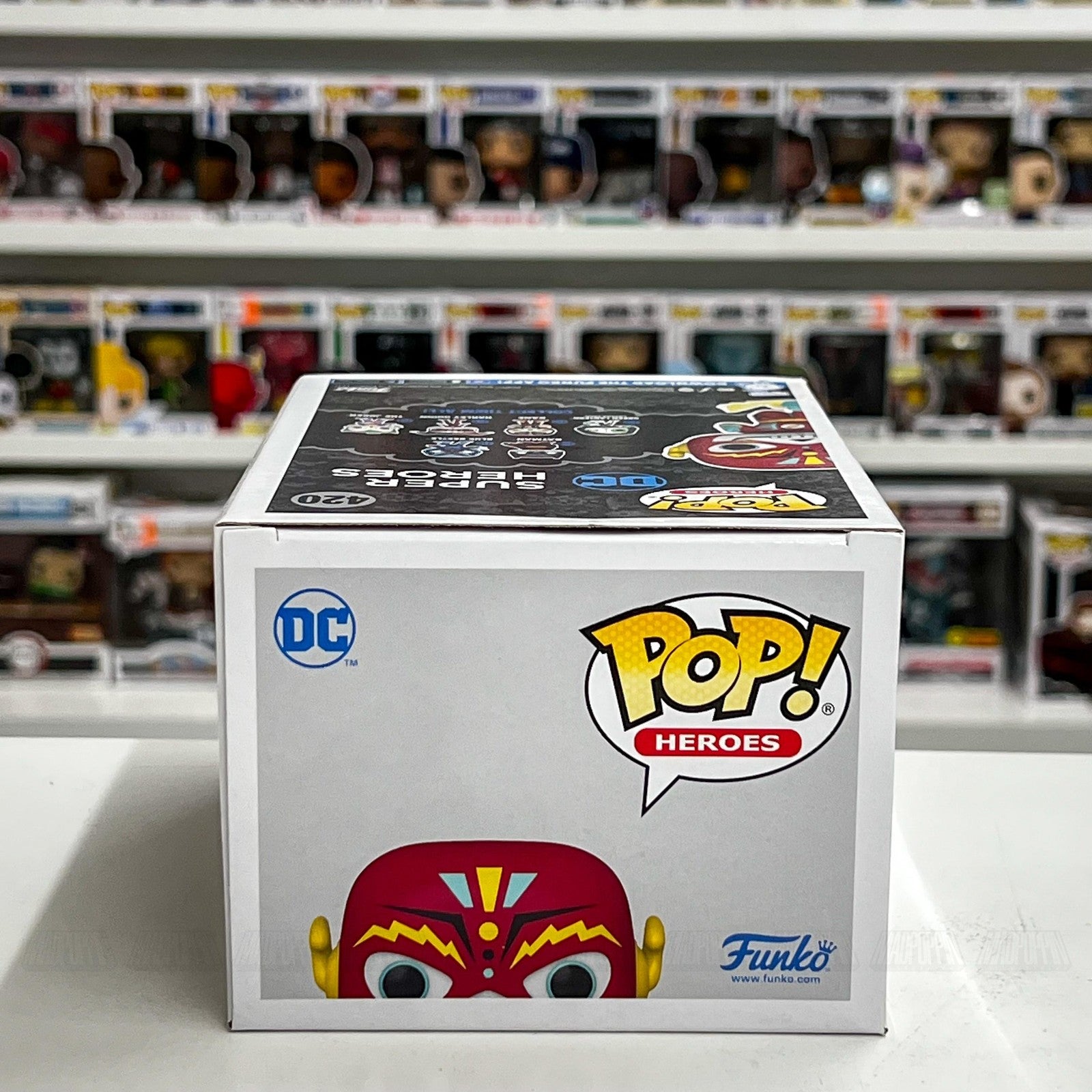 Funko Pop Super Heroes The Flash 420 Dia De Los DC Exclusive Figure Funko.com