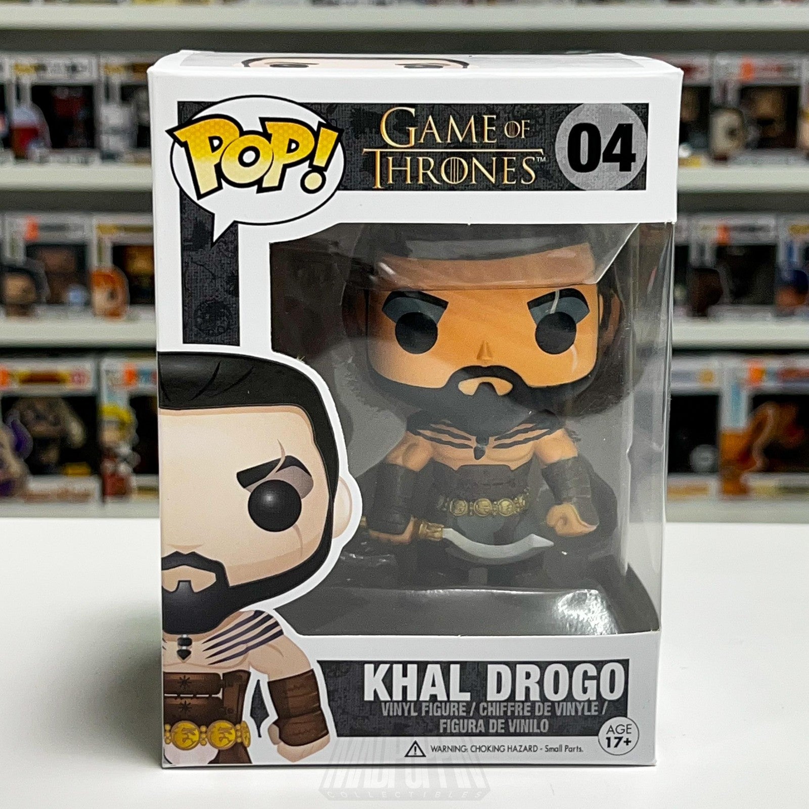 Funko Pop Game of Thrones Great Khal Drogo 04  Dothraki Vinyl Figure HBO Toy MIB