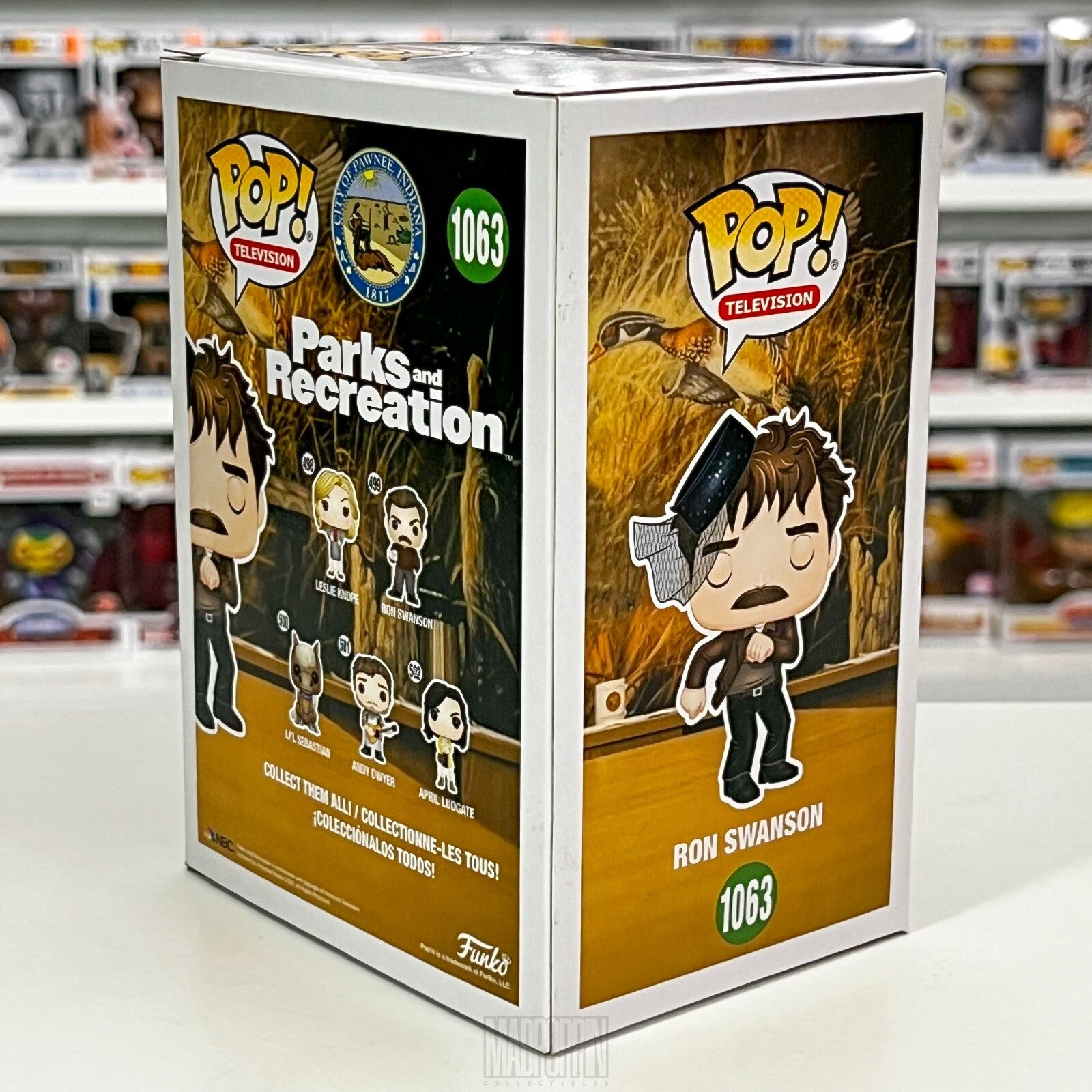 Funko Pop TV Parks and Recreation Ron Swanson Dancing Funko-Shop.com 1063