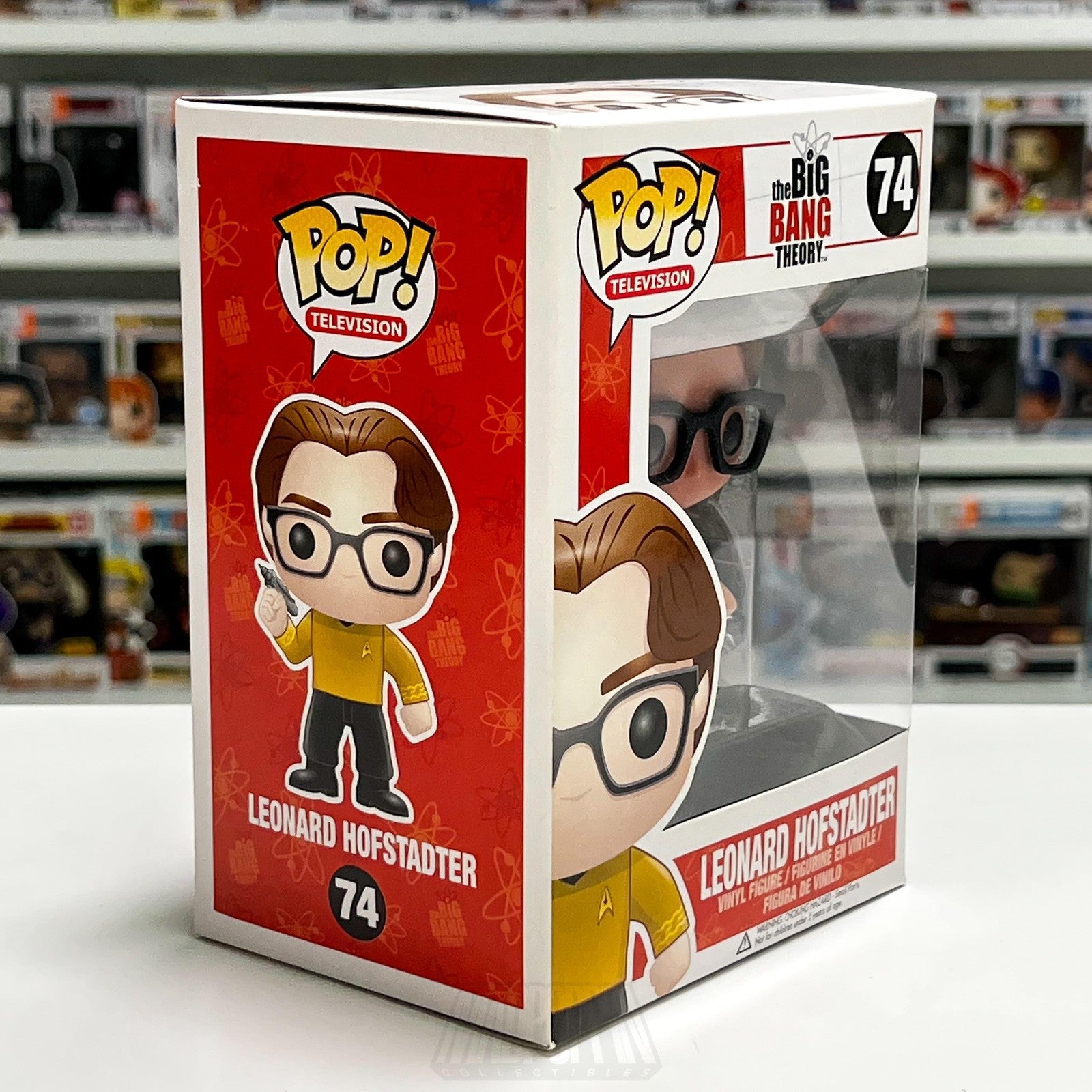 Funko Pop The Big Bang Theory TBBT Leonard Hofstadter 74 Star Trek TV Figure Toy