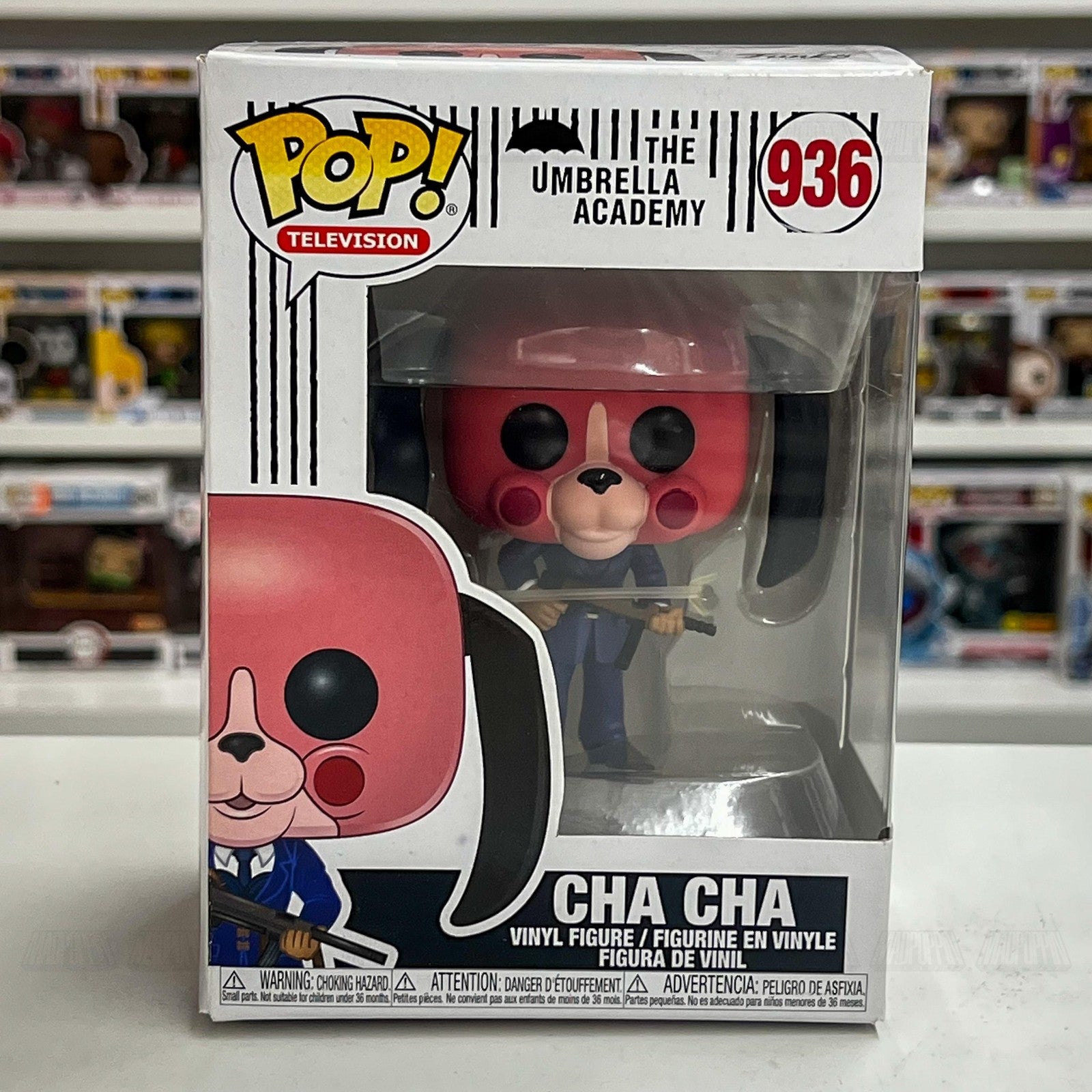 Funko Pop Television Umbrella Academy Cha Cha #936 Vinyl Figure Netflix New
