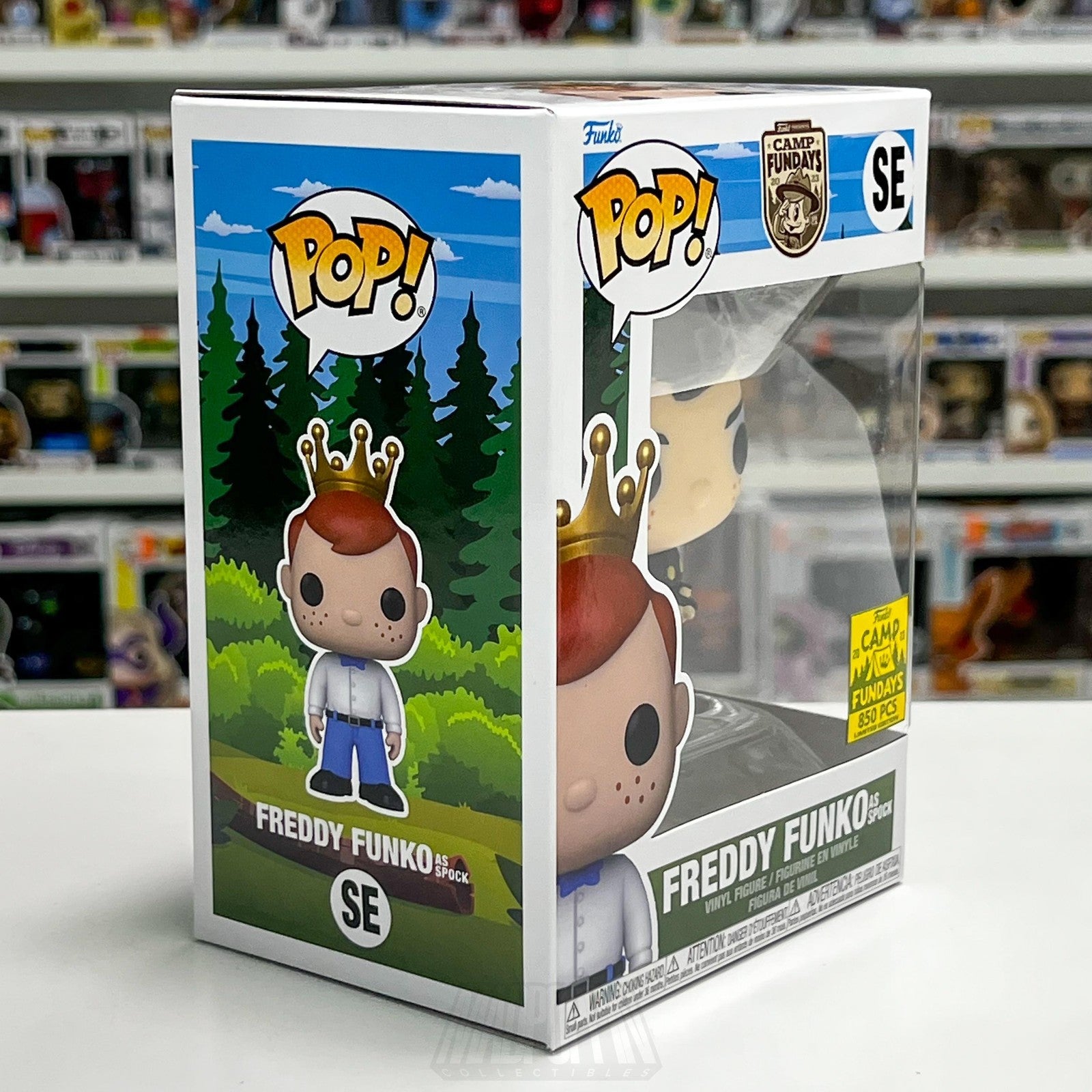 Funko Pop Freddy as Spock SE Camp Fundays 2023 850 PCS Star Trek Figure Vulcan
