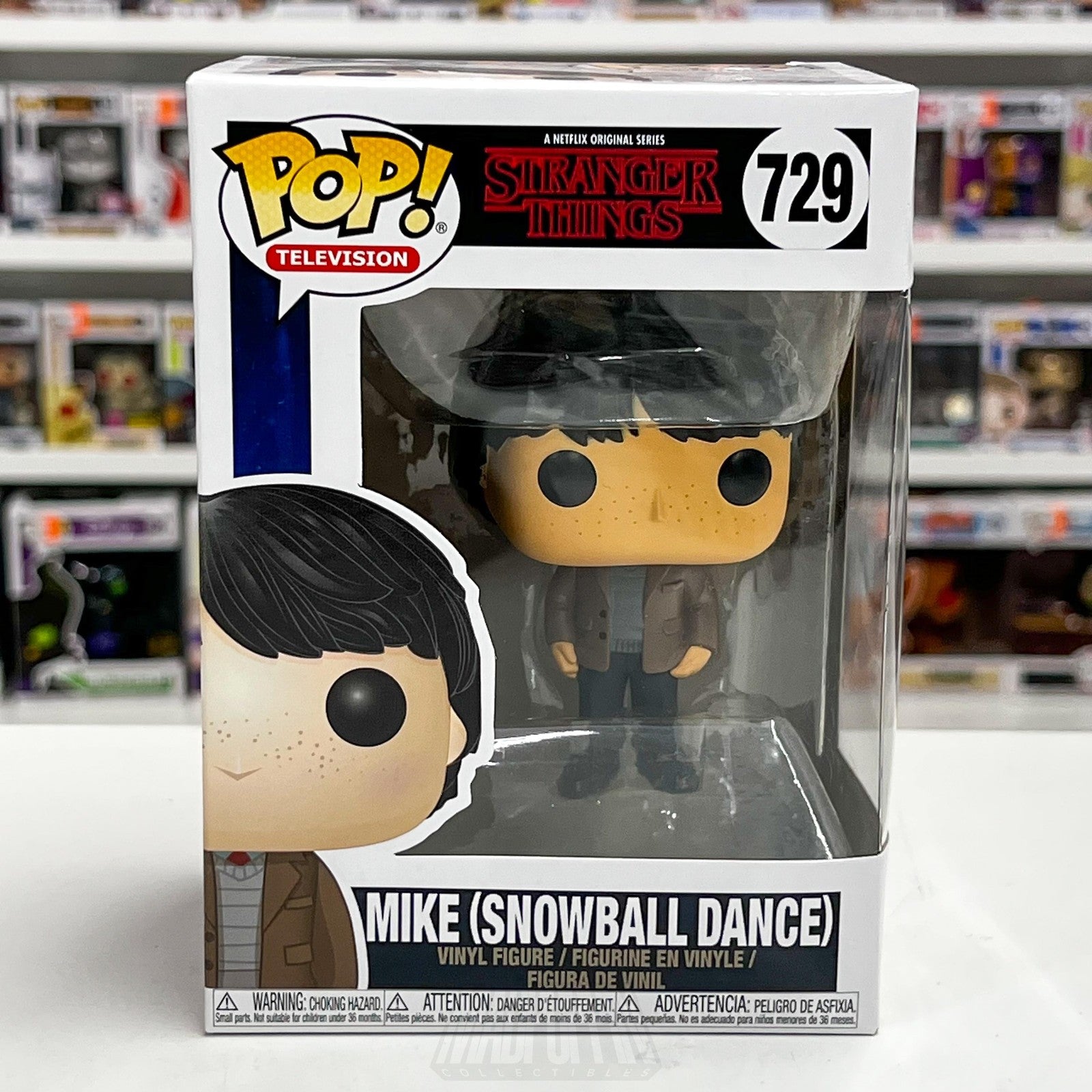 Funko Pop Television Stranger Things Mike Snowball Dance 729 Vinyl Figure Horror0