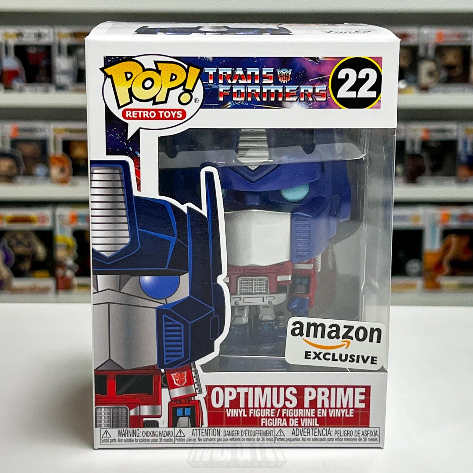 Funko Pop Retro Toys Transformers Optimus Prime 22 Amazon Autobot Animation MIB