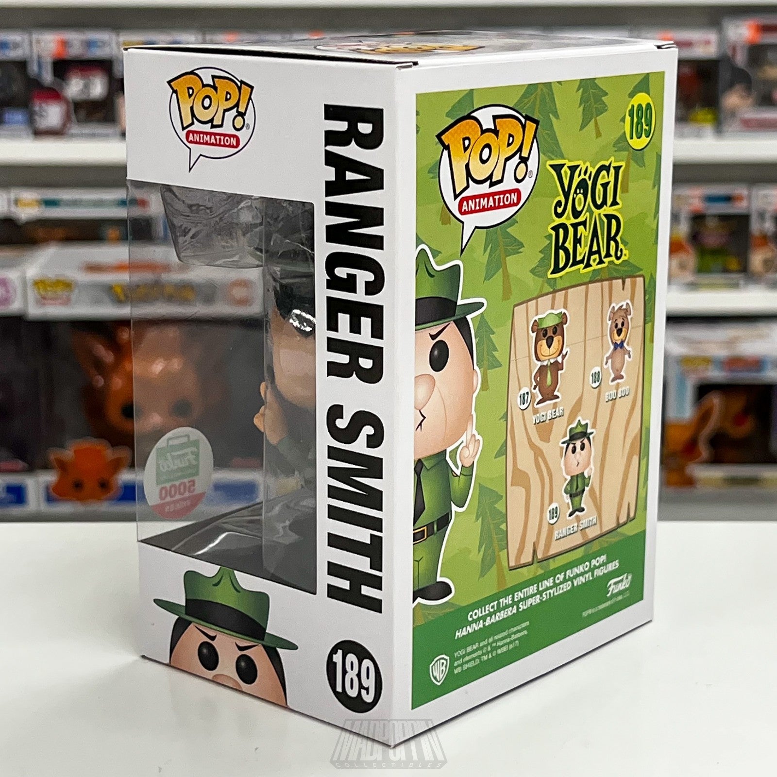 Funko Pop Animation Yogi Bear Ranger Smith Funko-Shop.com Exclusive 5000 Pcs 189