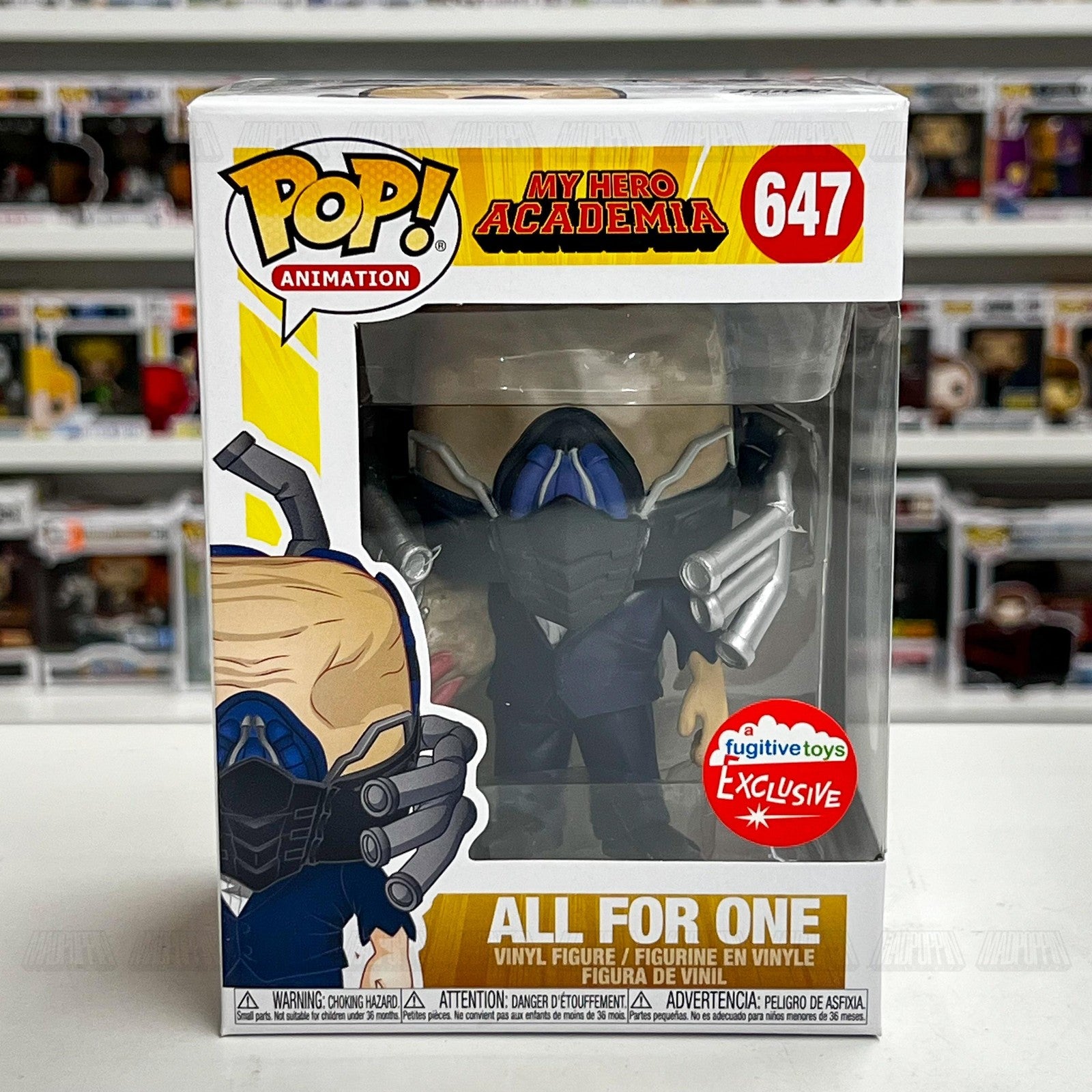 Funko Pop My Hero Academia All For One 647 Fugitive Toys Exclusive Vinyl Figure