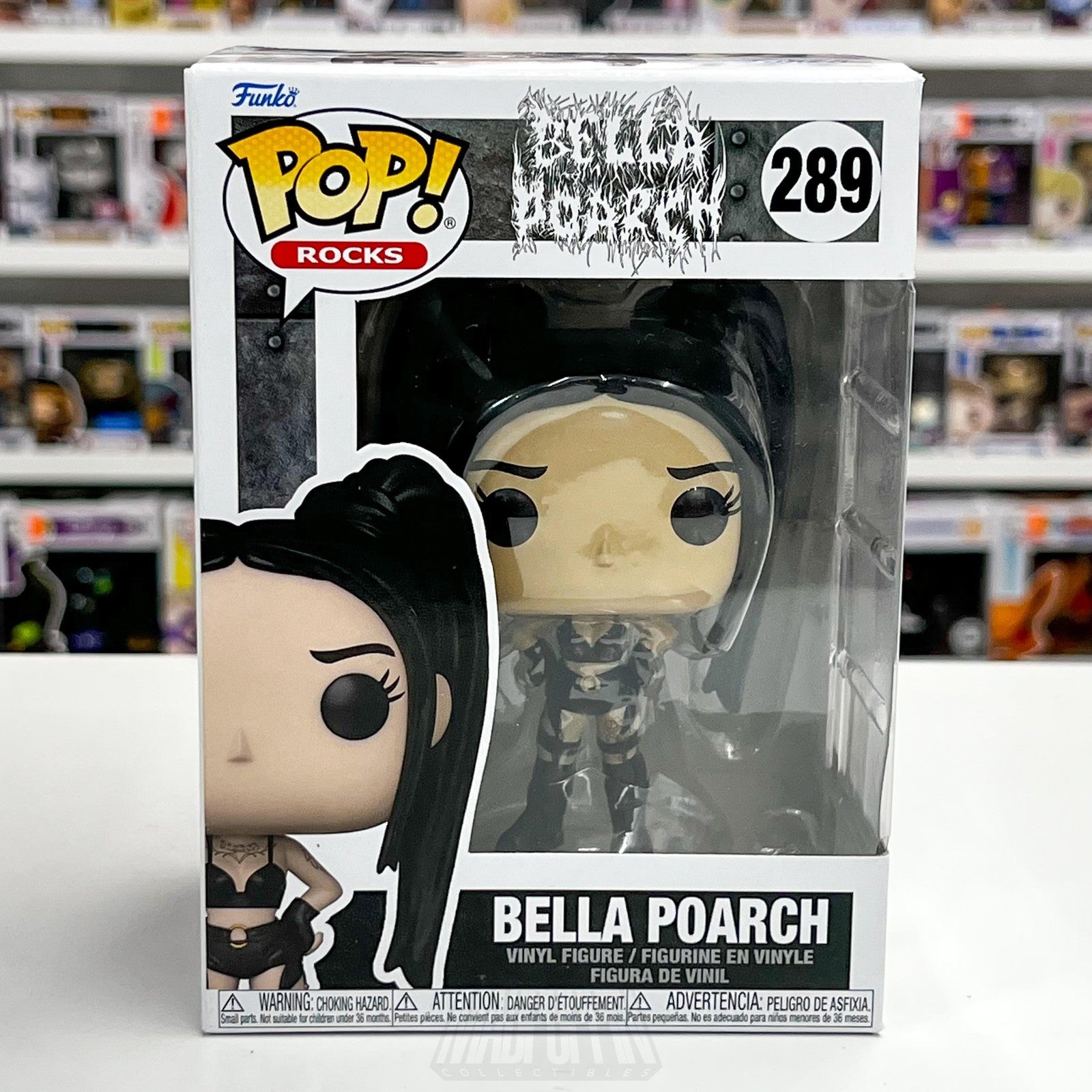 Funko Pop Rocks Bella Poarch #289 Vinyl Figure with Box POP! Rocks Collectible0