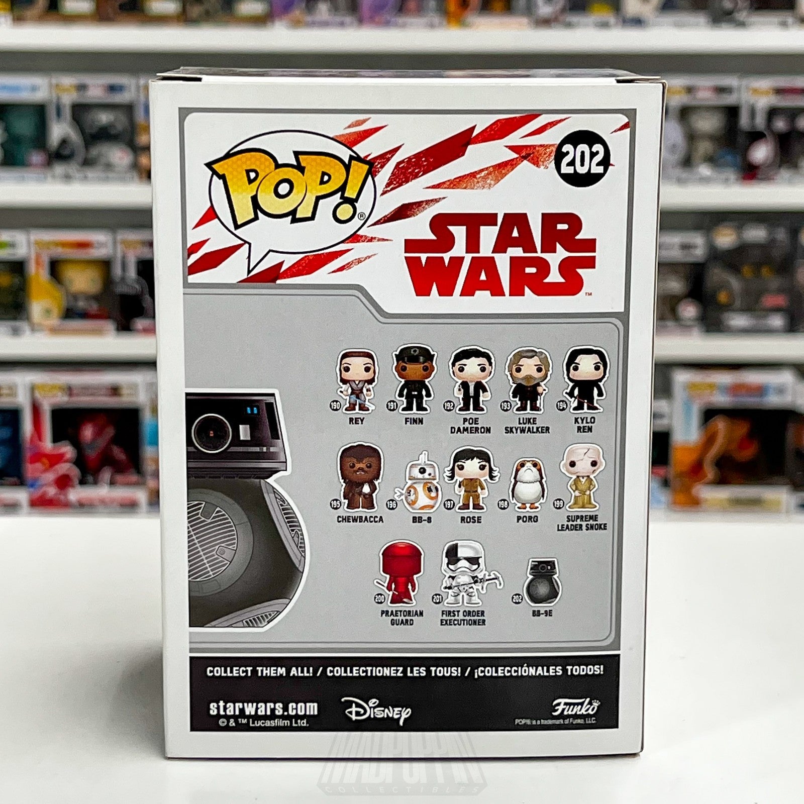 Funko Pop Star Wars BB-9E Chrome BoxLunch 202 Astromech Droid Toy Vinyl Figure3