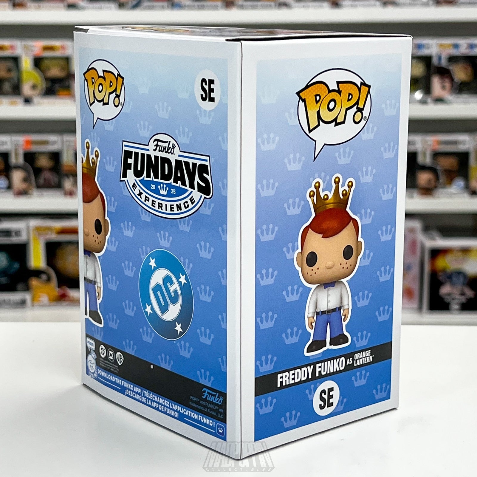Funko Pop Fundays Experience 2025 Freddy as Orange Lantern DC 3100pcs