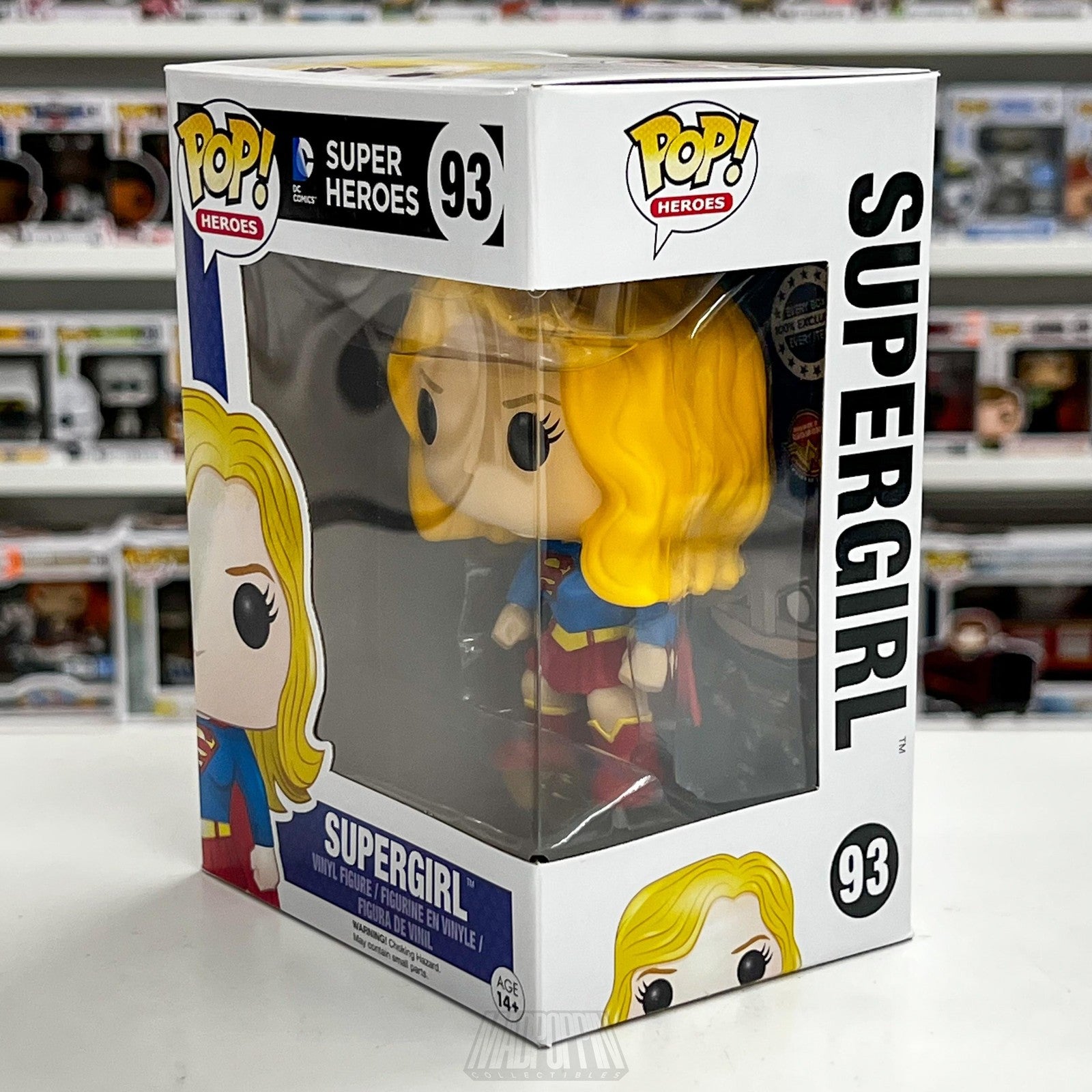 Funko Pop Heroes Supergirl 93 DC Comics Vinyl Figure New Box Collectible Gift