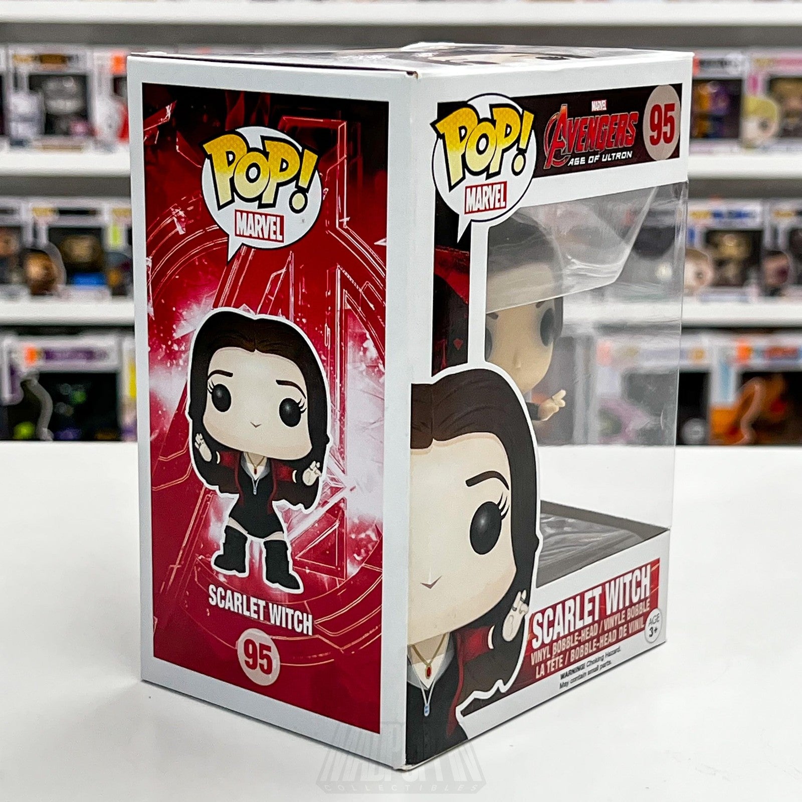 Funko Pop Marvel Avengers Age of Ultron Scarlet Witch 95 Vinyl Bobblehead Toy5