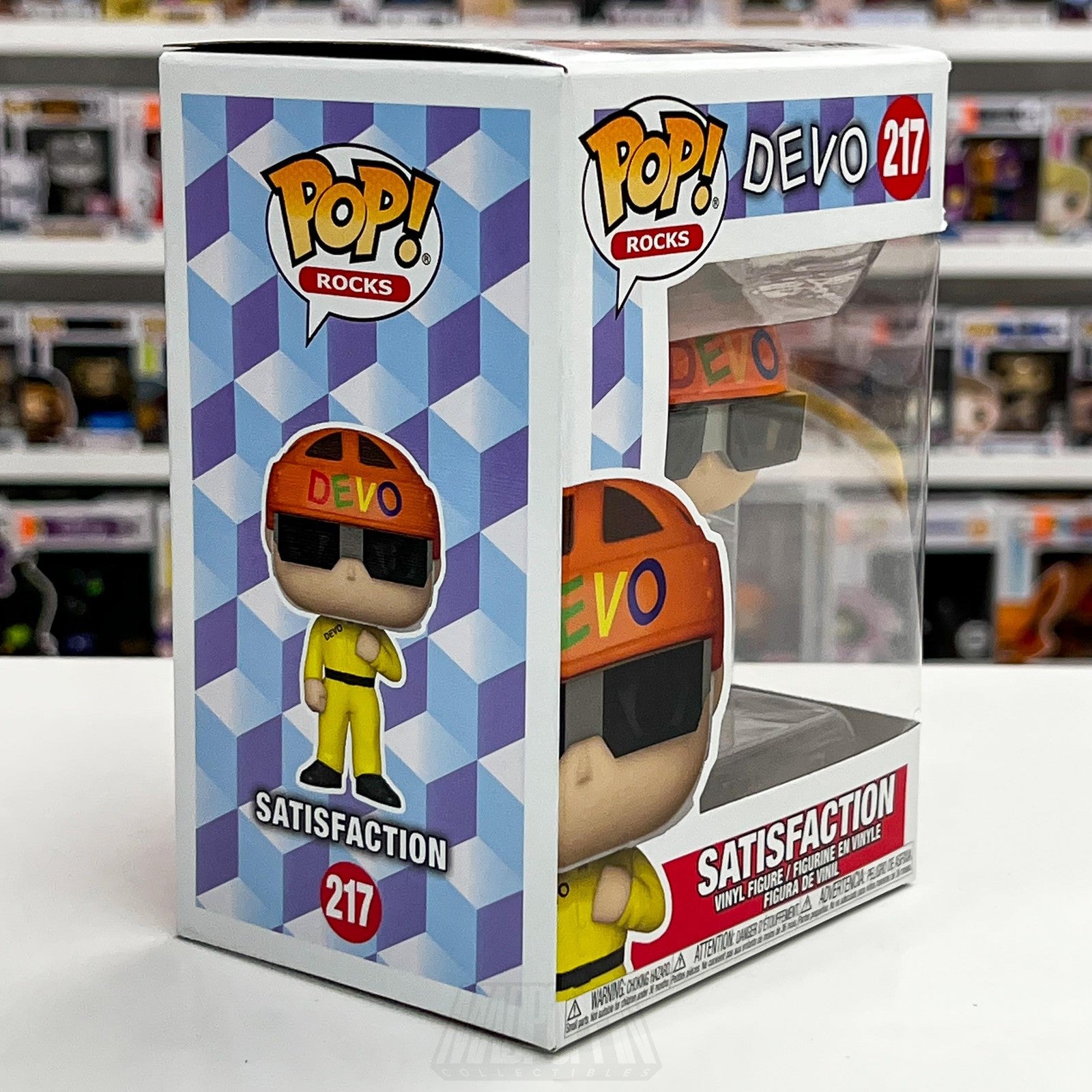 Funko Pop! Rocks Devo Satisfaction #217 Vinyl Figure 2021 New Wave Band Toy5