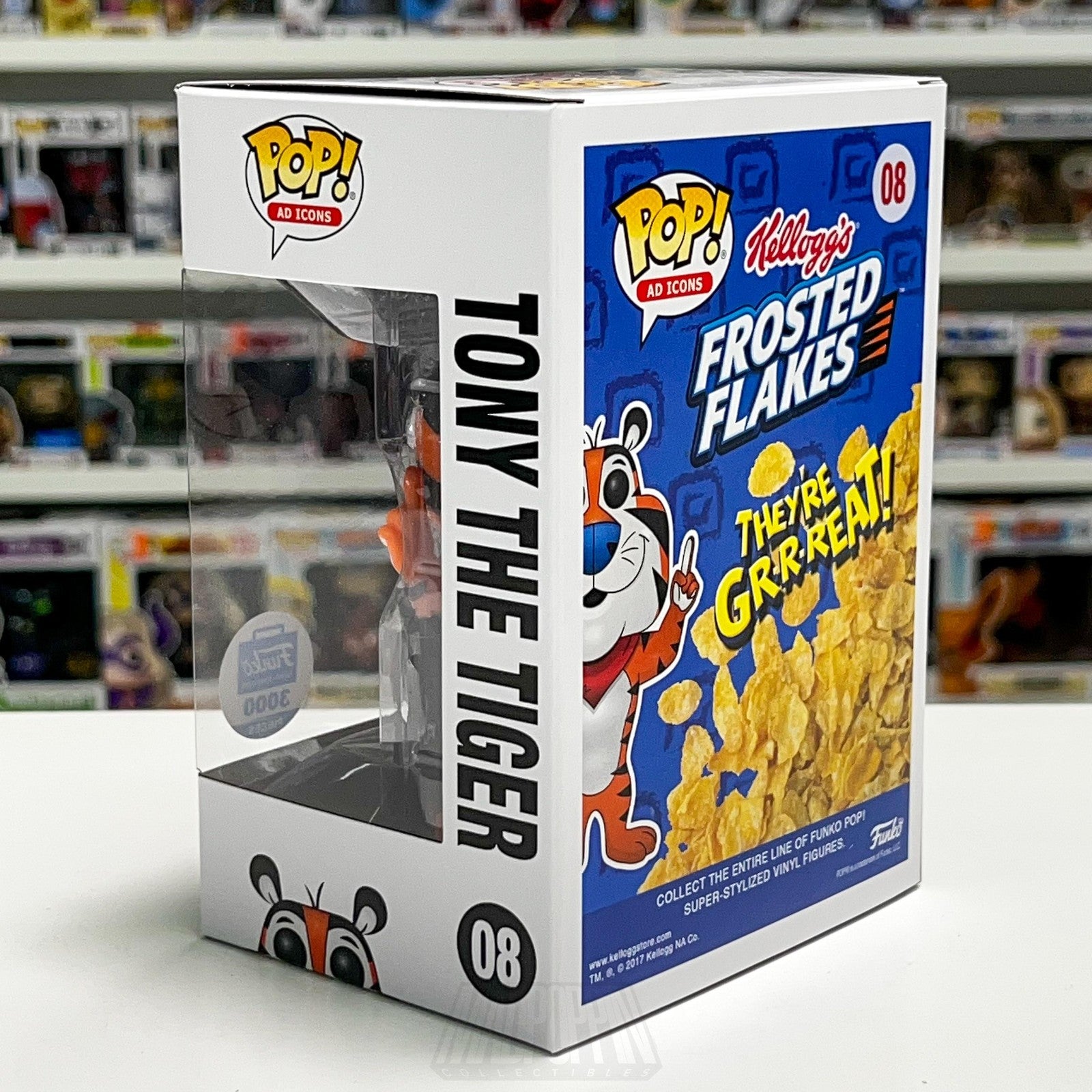 Funko Pop Ad Icons Tony the Tiger 08 Kellogg's Frosted Flakes Figure 3000 Pieces