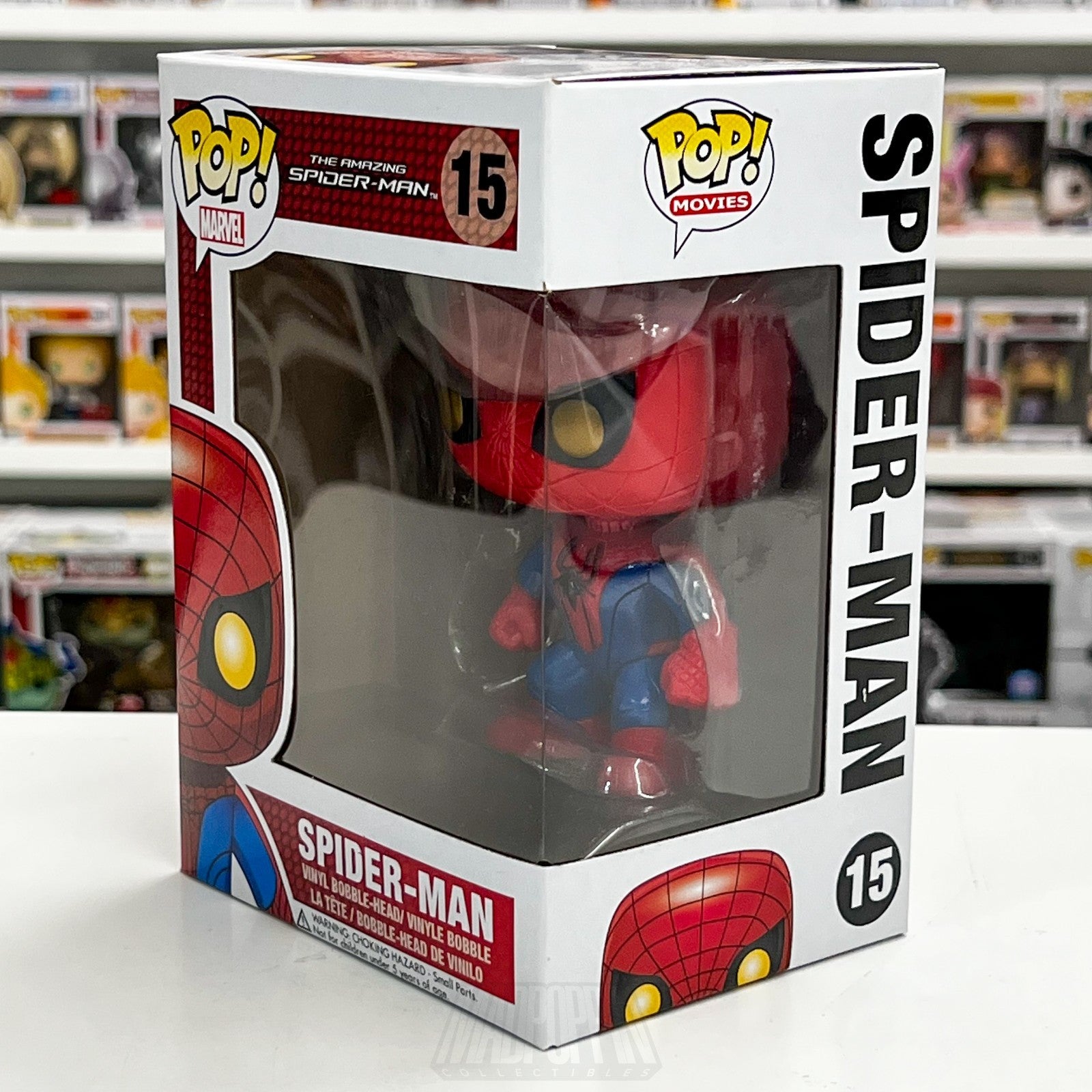 Funko Pop Marvel The Amazing SpiderMan 15 Superhero Original 2012 Vinyl Figure1