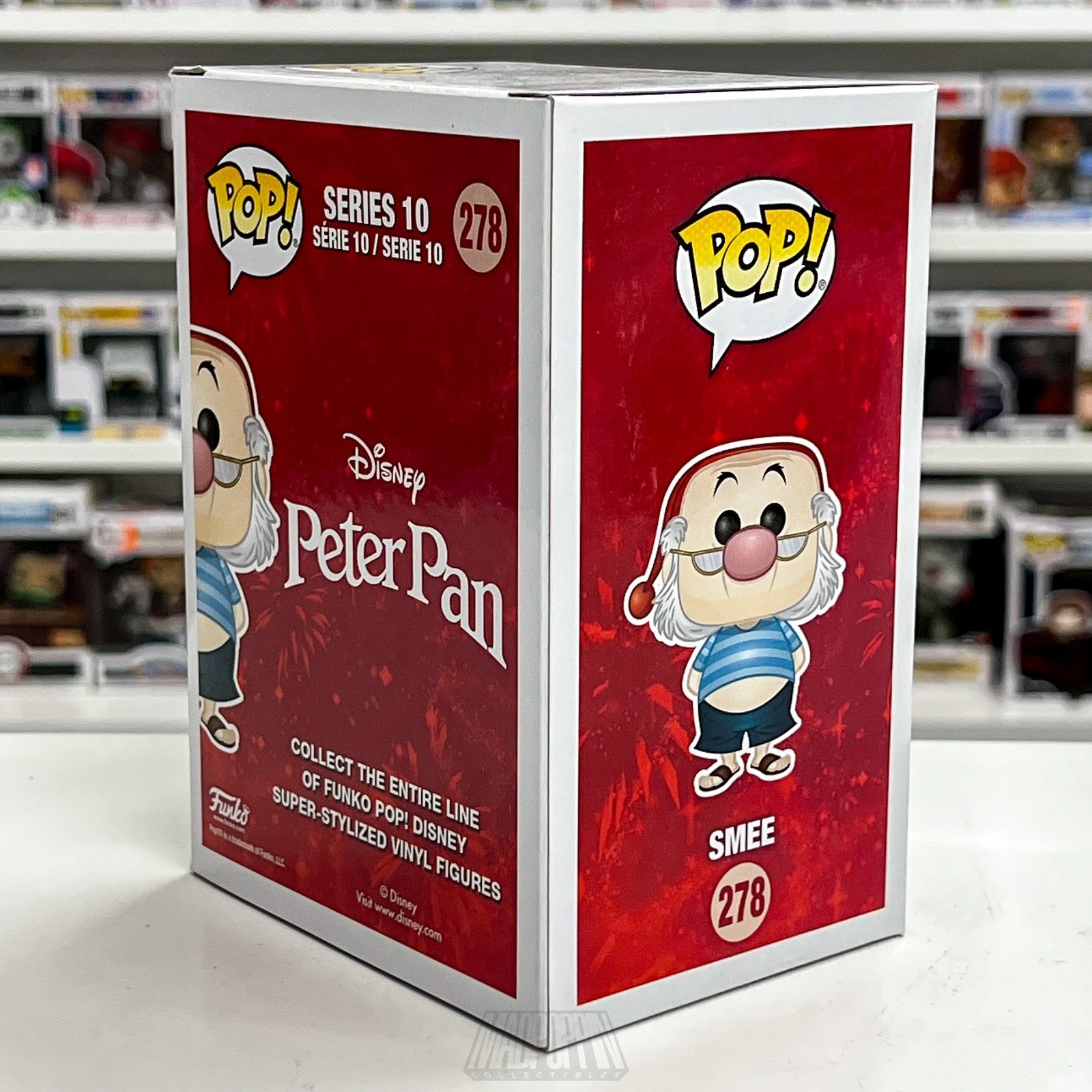 Funko Pop Disney Treasures Mr Smee 278 Peter Pan Neverland Animated Fantasy Film
