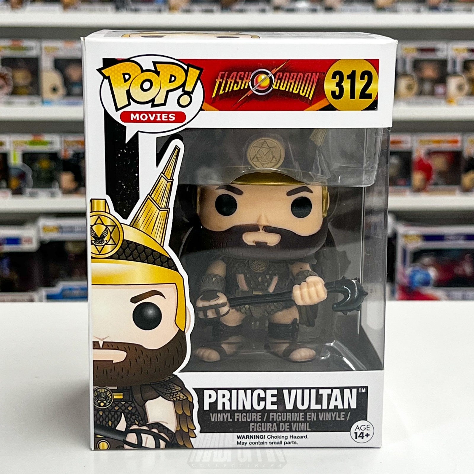 Funko Pop Movies Flash Gordon Prince Vultan 312 Space Opera Toy Vinyl Figure0