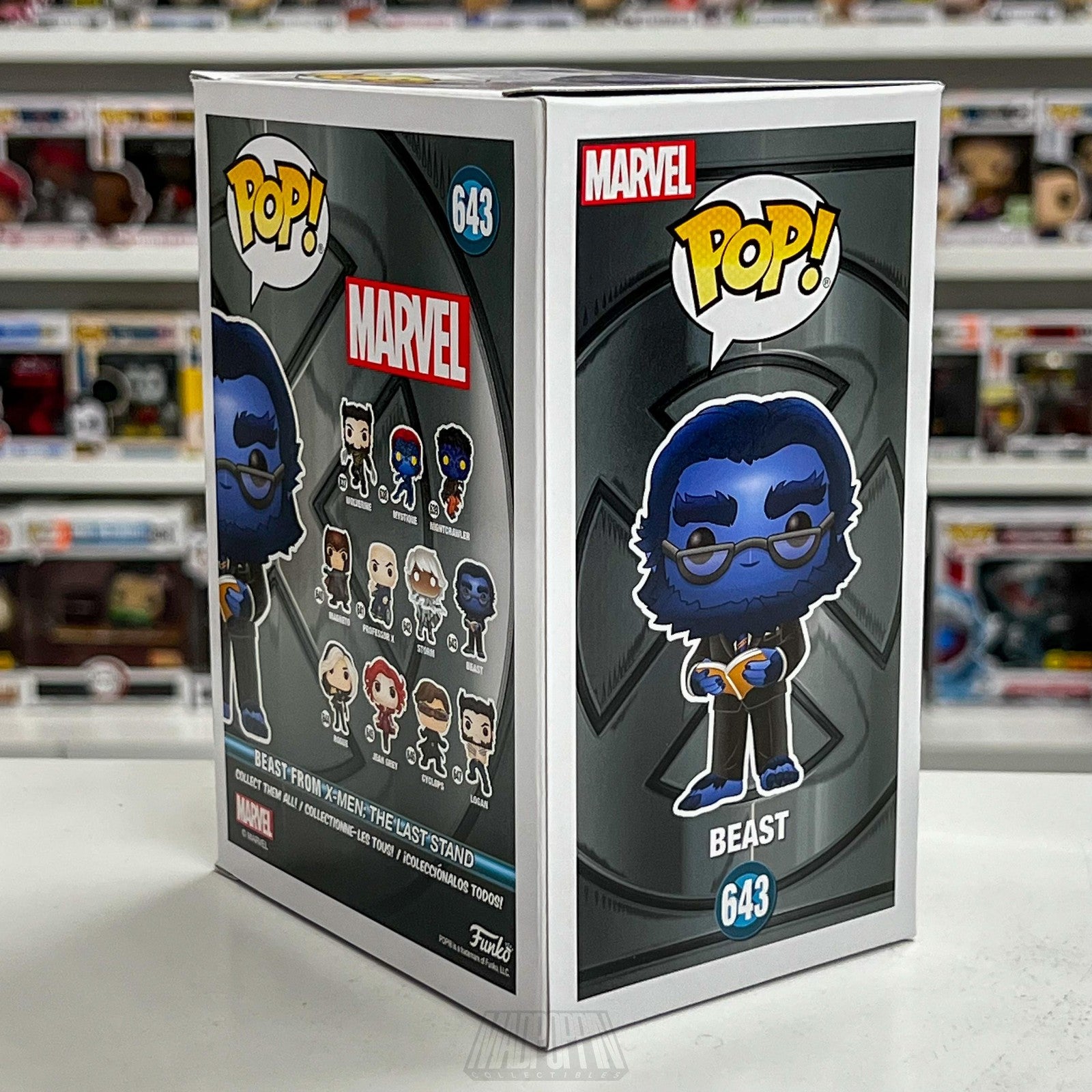 Funko Pop Marvel Beast 643 X-Men The Last Stand Figure New In Box Bobble-Head