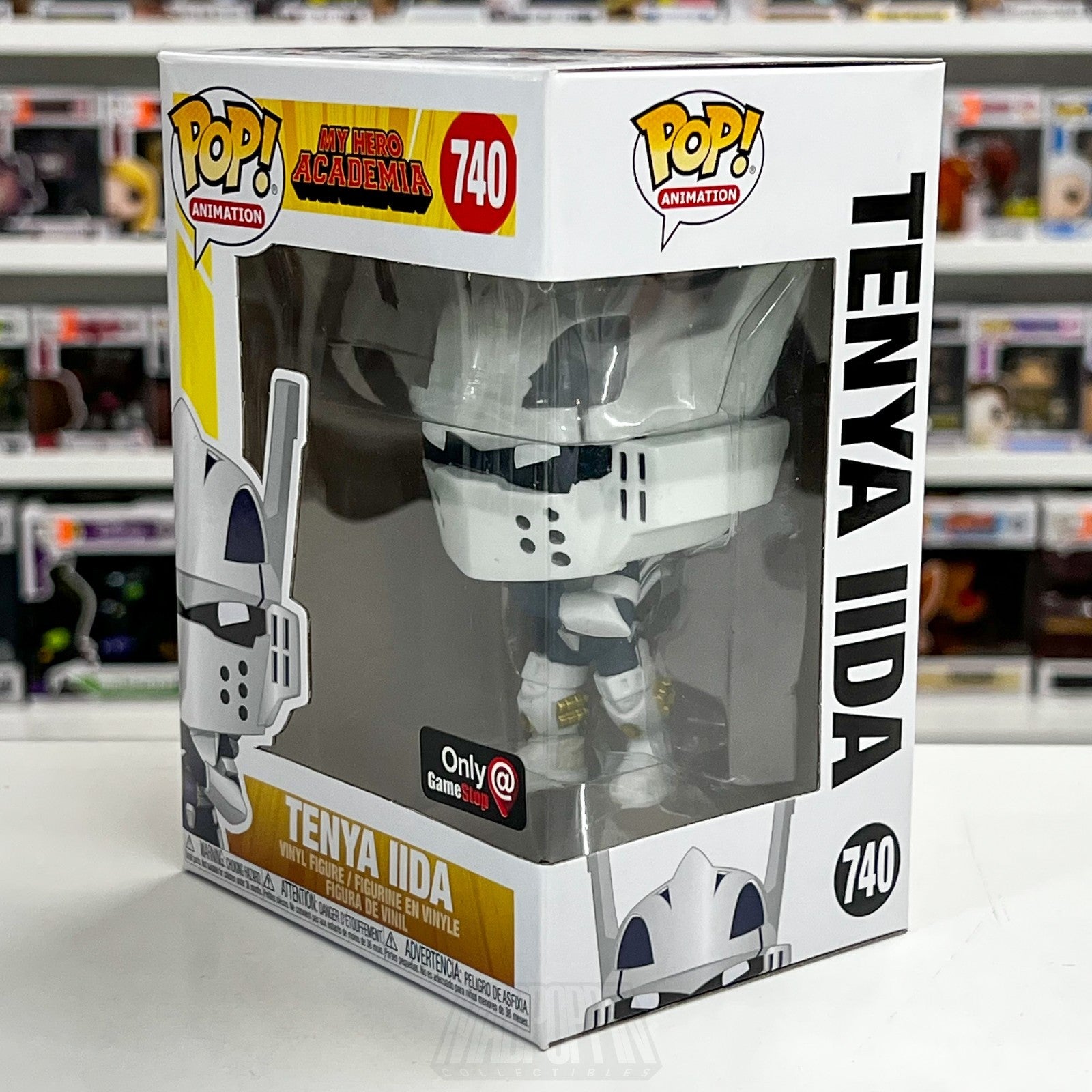 Funko Pop Anime My Hero Academia Tenya Iida GameStop 740 Animation Vinyl Figure1