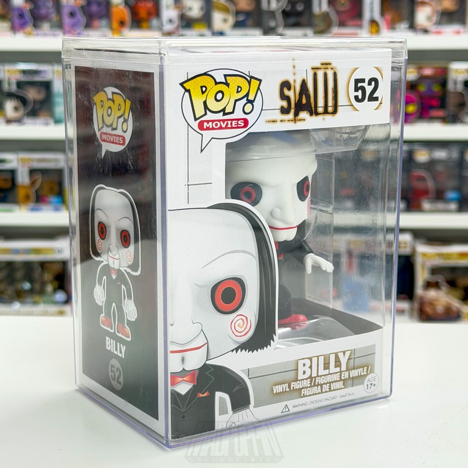 Funko Pop Movies Saw Billy The Puppet 52 Jigsaw Horror AUTHENTIC Vinyl