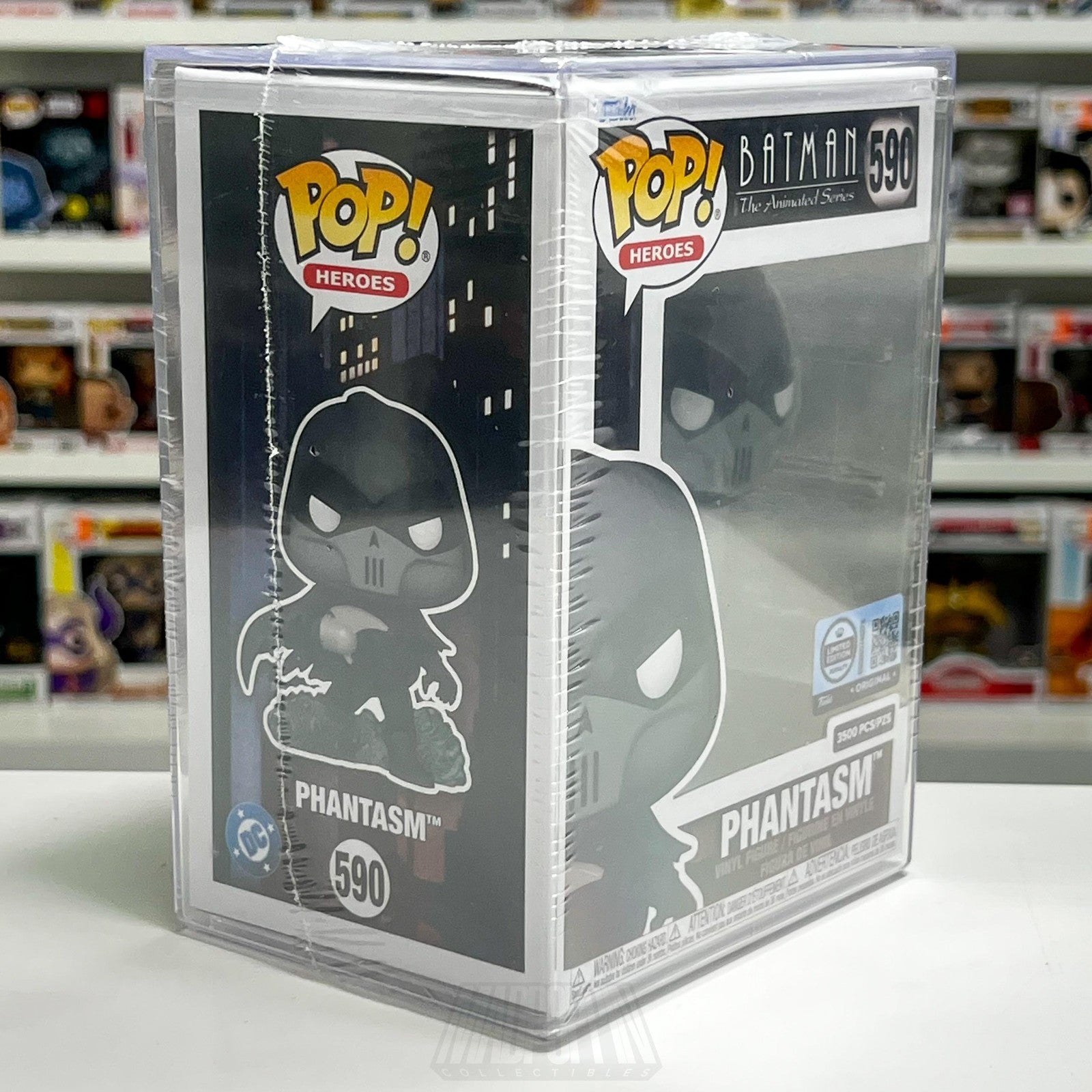 Funko Pop Heroes Batman Animated Series Phantasm 590 3500 Pcs LE DC Vinyl Heroes