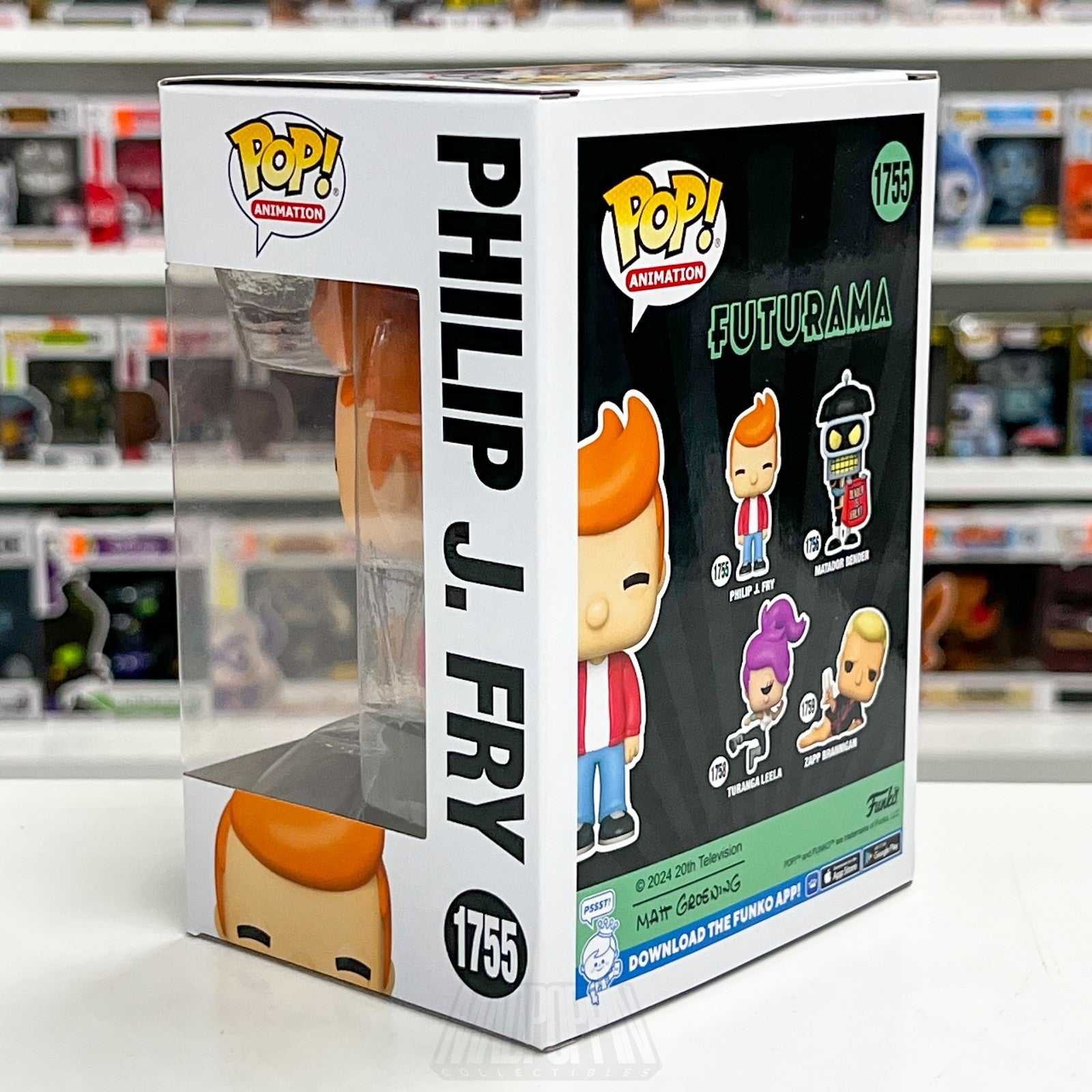 Funko Pop Animation Futurama Philip J Fry 1755 Sci-Fi TV Show Vinyl Figure Toy2