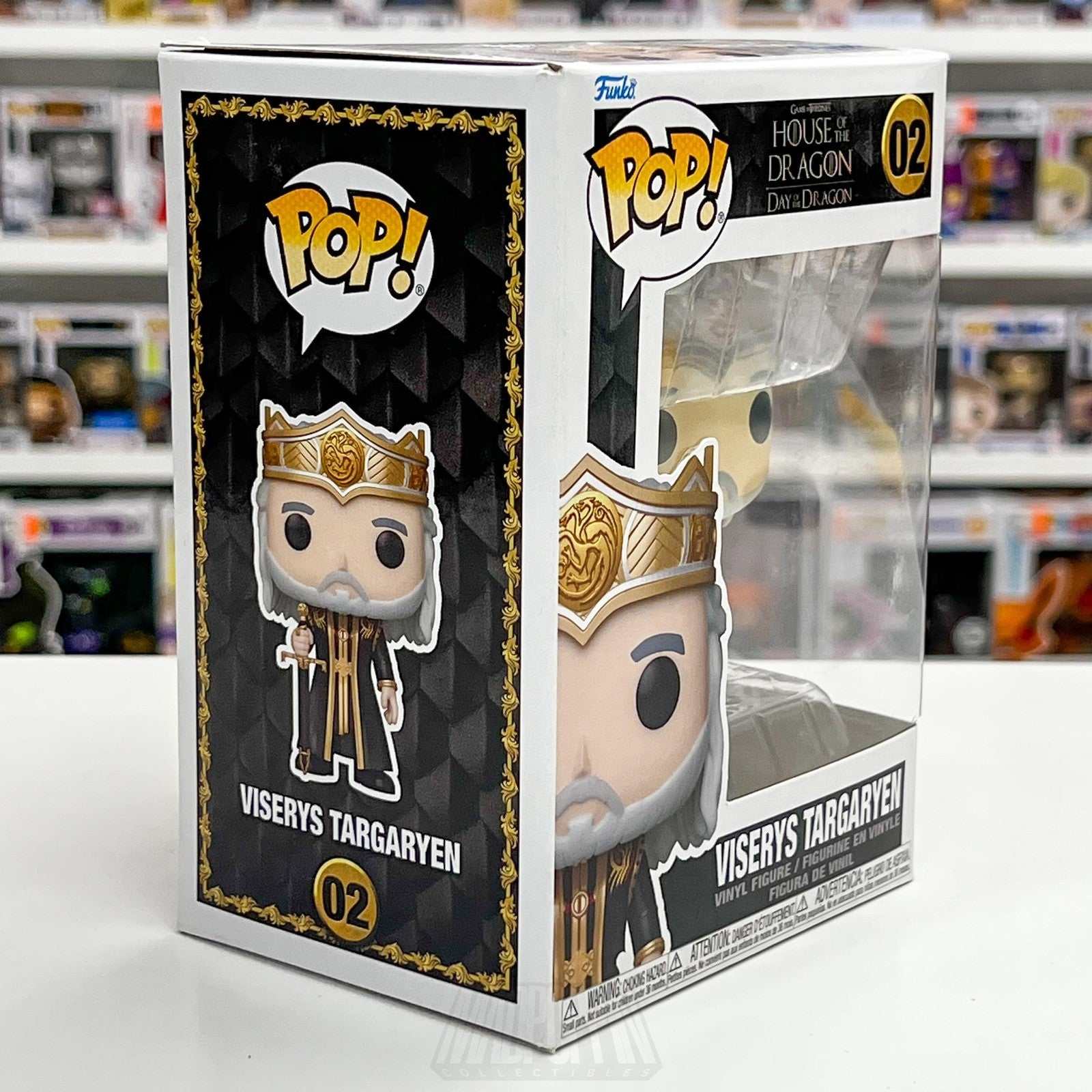 Funko Pop Viserys Targaryen 02 House of the Dragon Vinyl Figure Game of Thrones5