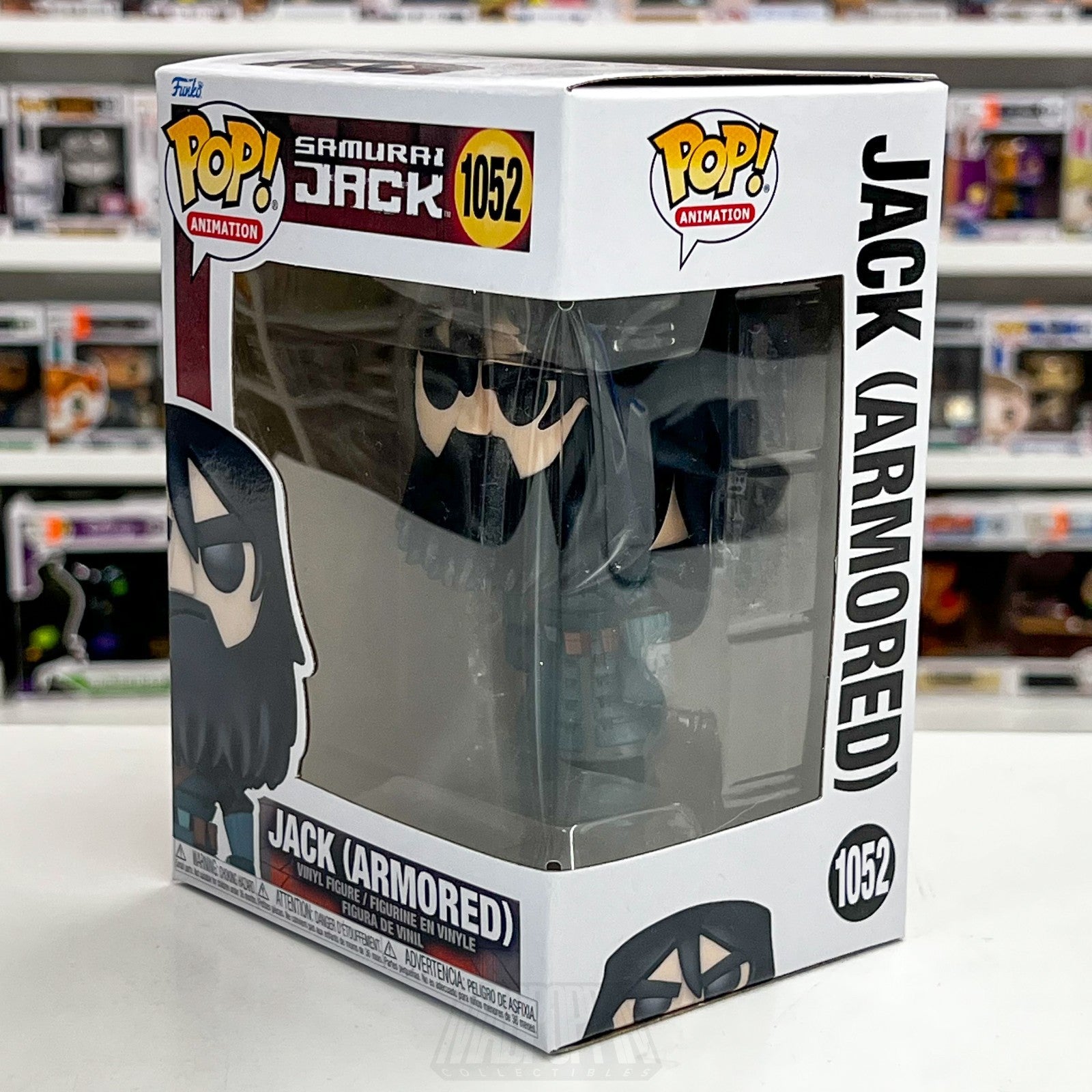 Funko Pop Animation Samurai Jack Armored 1052 Vinyl Figure Cartoon Network Toy1