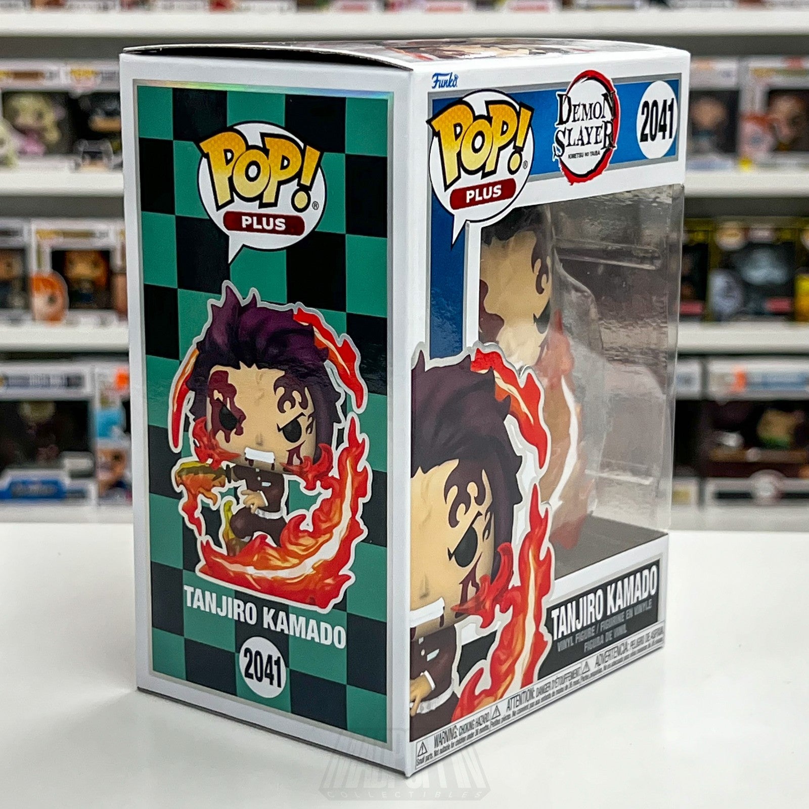 Funko Pop Plus Anime Demon Slayer Tanjiro Kamado Dancing Flash 2041 Vinyl Figure5