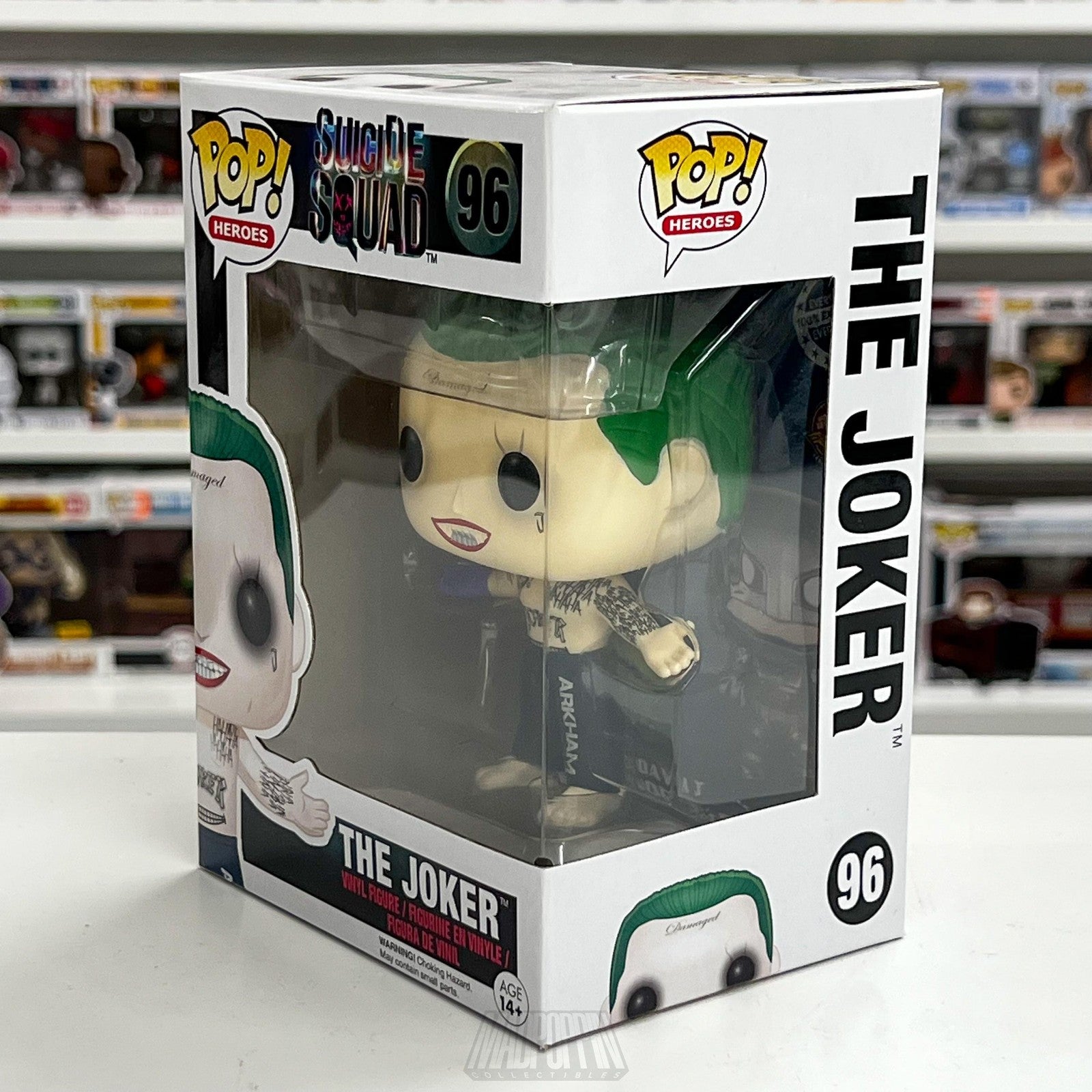 Funko Pop The Joker Suicide Squad #96 Vinyl Figure DC Comics Collectible New