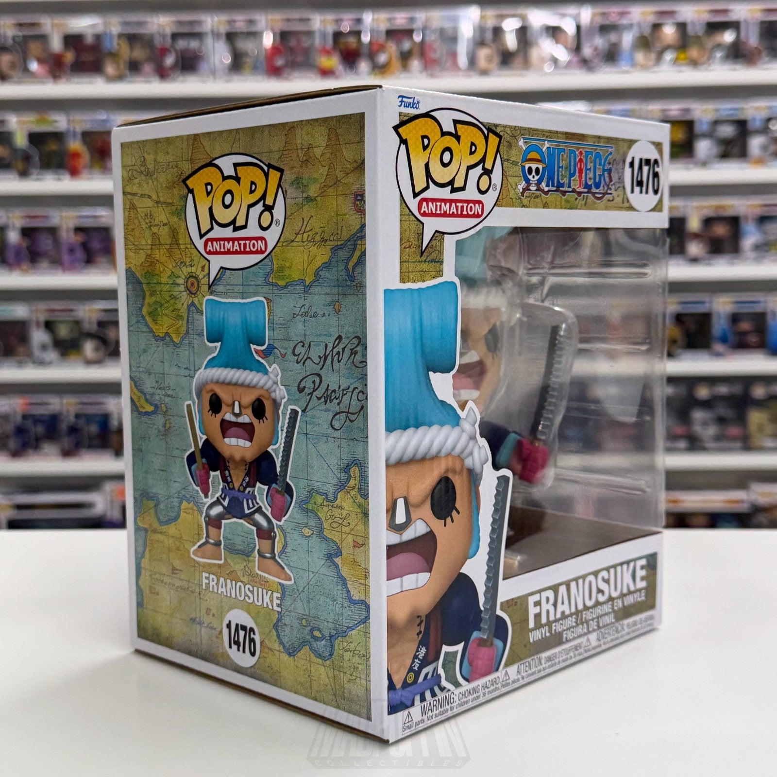 Funko Pop Anime One Piece Franosuke Franky 1476 Cyborg Japanese 6" Vinyl Figure5