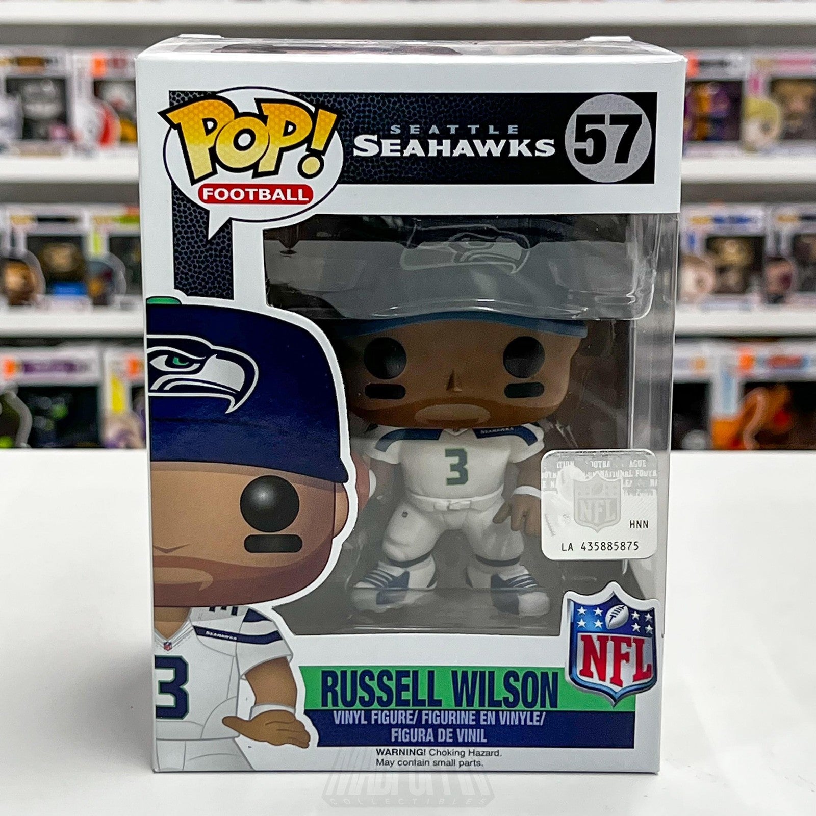 Funko Pop Seattle Seahawks NFL Football Russell Wilson Pop Vinyl Figure 57 QB0