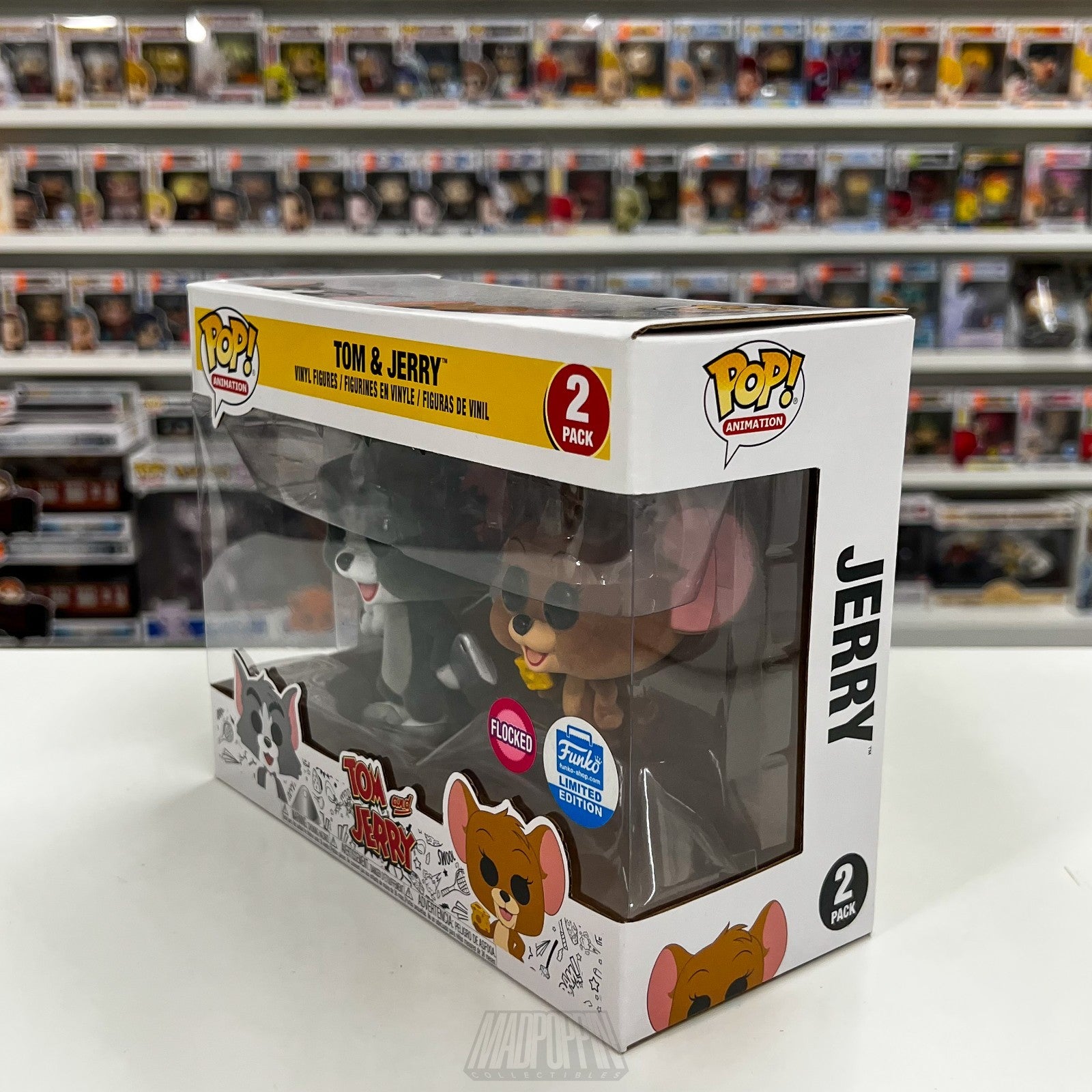 Funko Pop Animation Tom & Jerry Flocked 2 Pack Funko-Shop.com Hanna Barbera