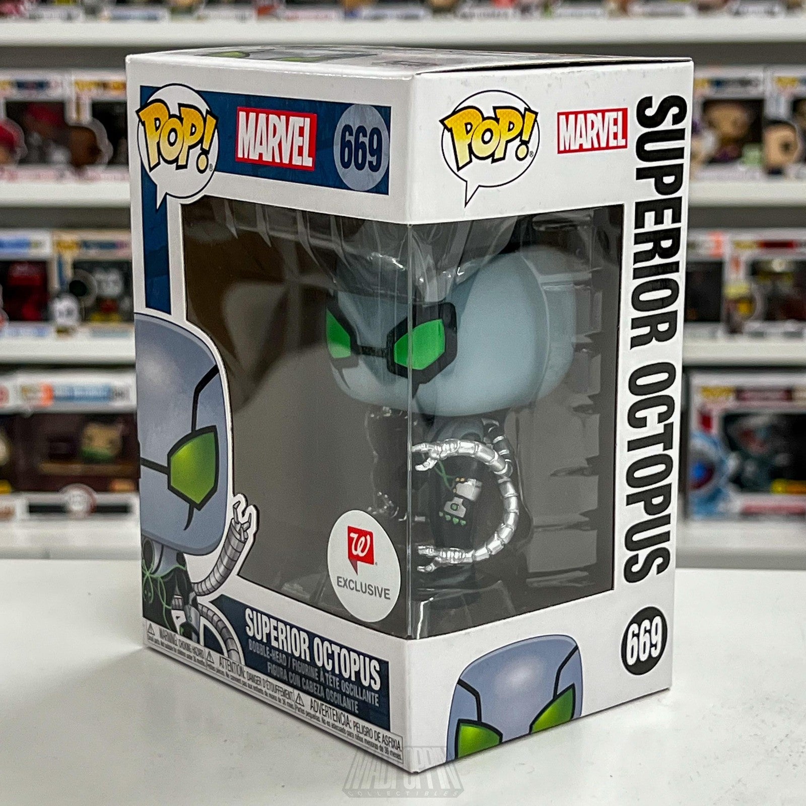 Funko Pop Marvel Superior Octopus 669 Walgreens Exclusive Vinyl Figure New Box