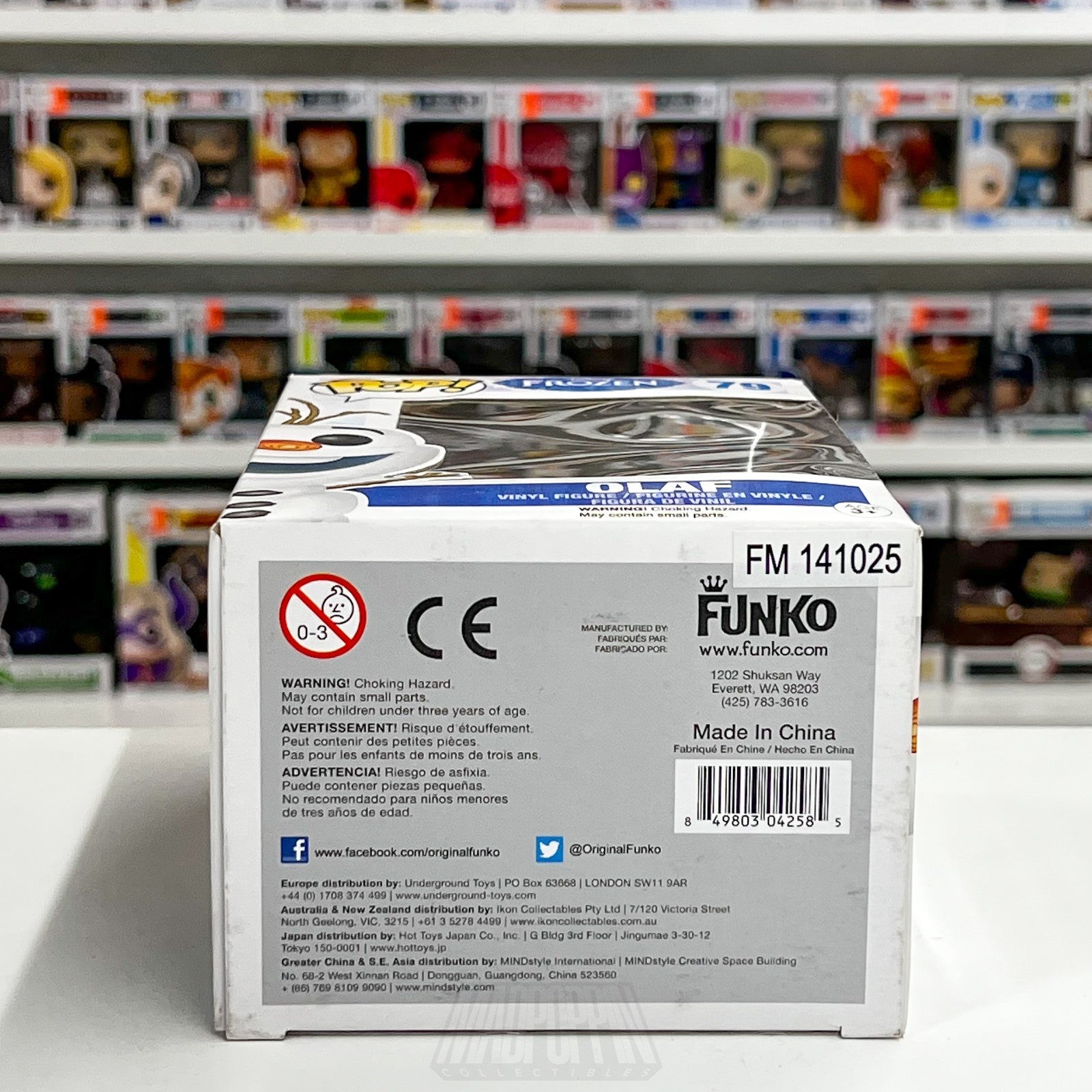 Funko Pop Disney Frozen Olaf 79 Vinyl Figure Snowman Hans Christian Andersen Toy7