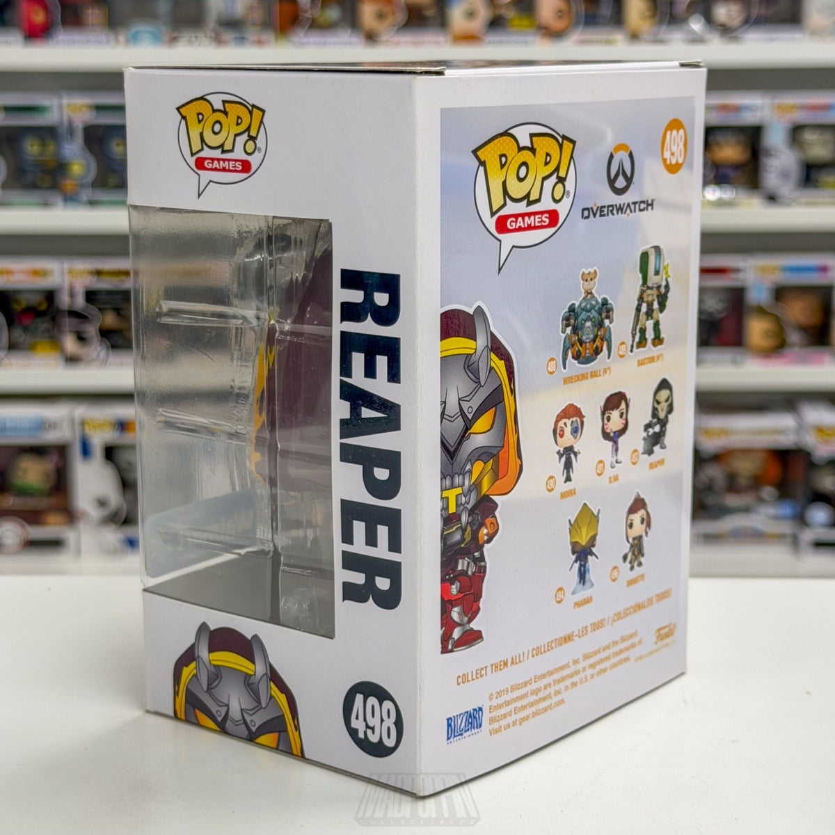 Funko Pop Video Game Overwatch Reaper Hellfire Walmart 498 Blizzard Vinyl Figure