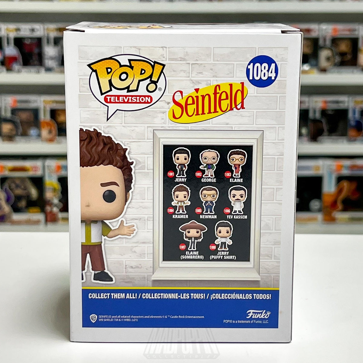 Funko Pop Television Seinfeld Cosmo Kramer 1084 Vinyl Figure Toy Comedy Sitcom
