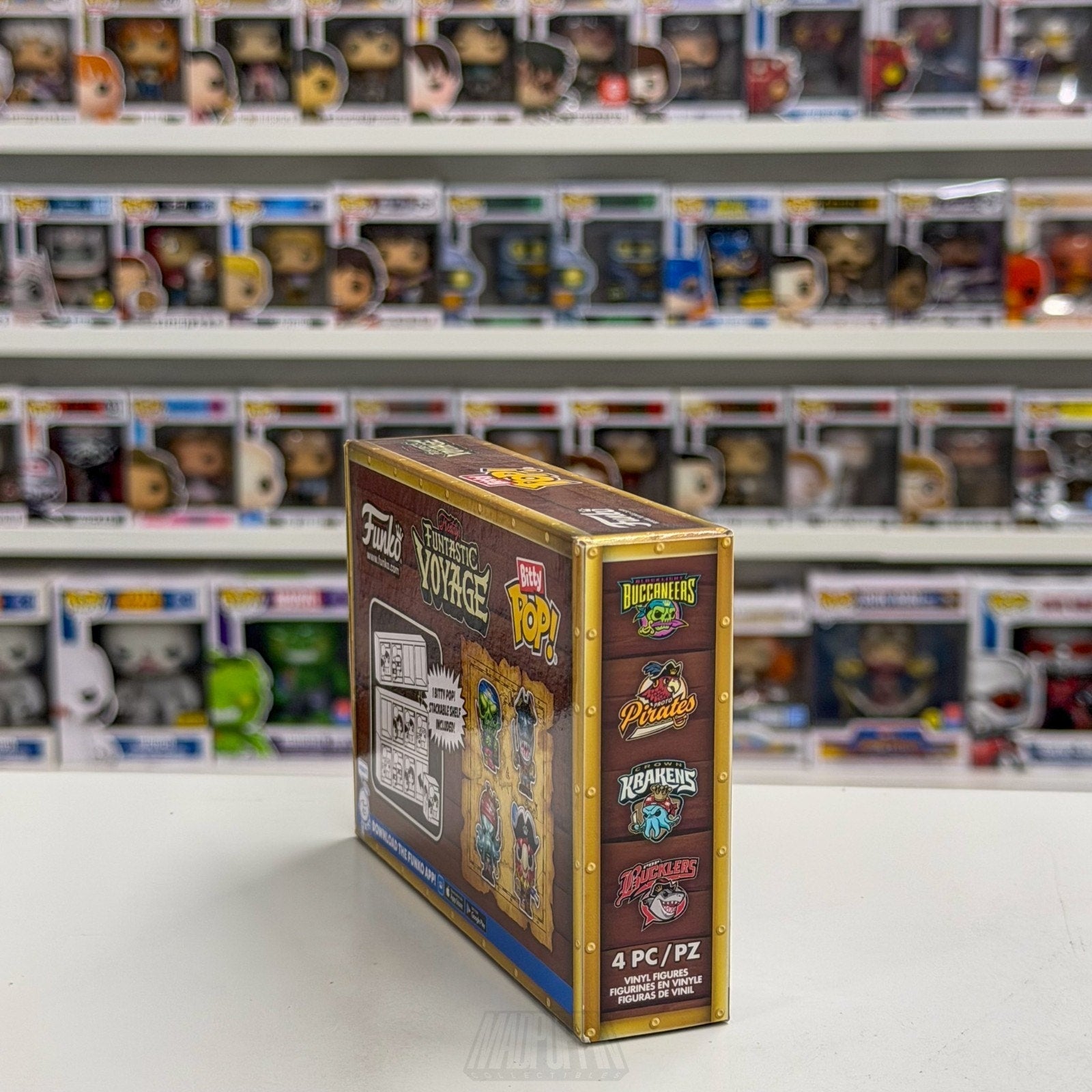 Funko Pop Bitty Fundays Funtastic Voyage Metallic 4 Pack Show Edition Toy Figure
