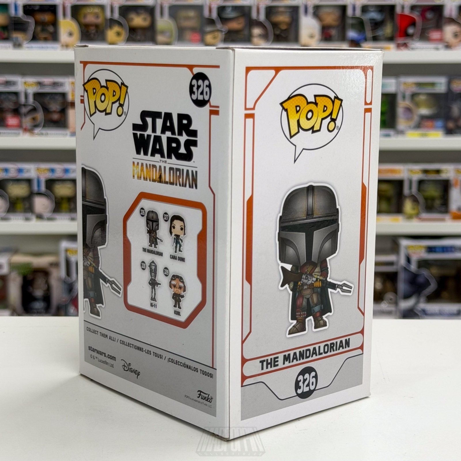 Funko Pop The Mandalorian 326 Din Djarin Bounty Hunter Disney+ Toy Vinyl Figure