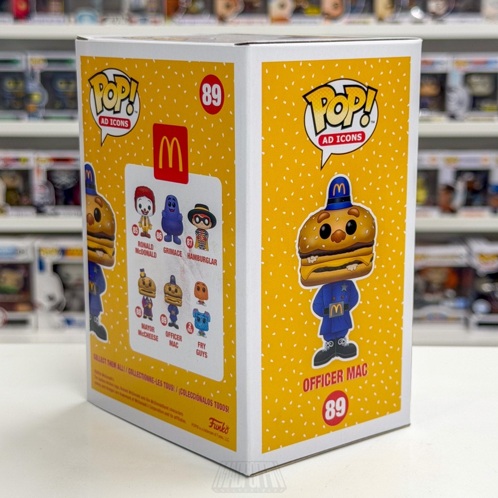 Funko Pop Ad Icons McDonalds Officer Mac 89 Fast Food Restaurant Vinyl Figure