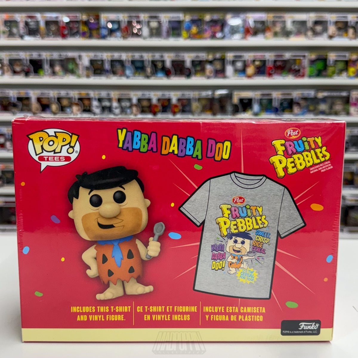 Funko Pop Animation Fred Flintstone w/Spoon Small Tee GameStop 146 Vinyl Figure