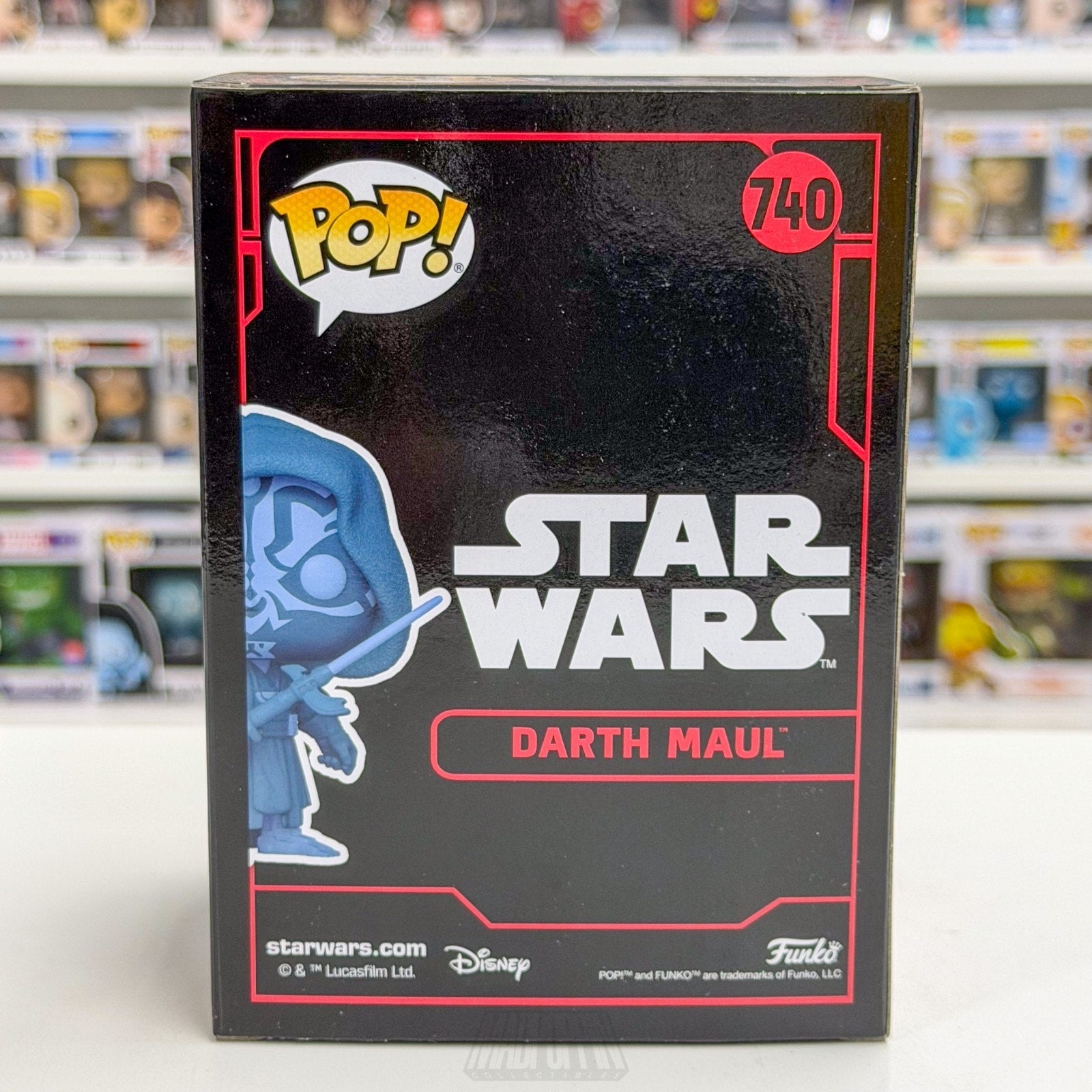 Funko Pop Star Wars Darth Maul Hologram Glow Specialty Series 740 Vinyl Figure