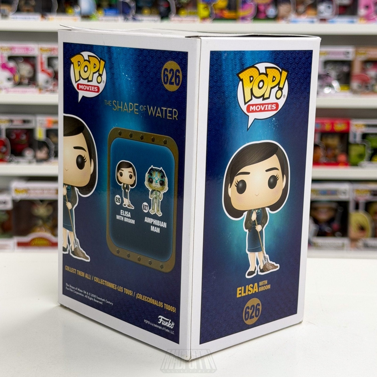 Funko Pop Movies Shape of Water Elisa w/Broom 626 Dark Fantasy Toy Vinyl Figure